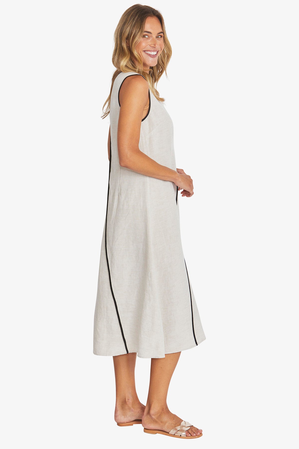 Womens Sarah Dress Beige P595550