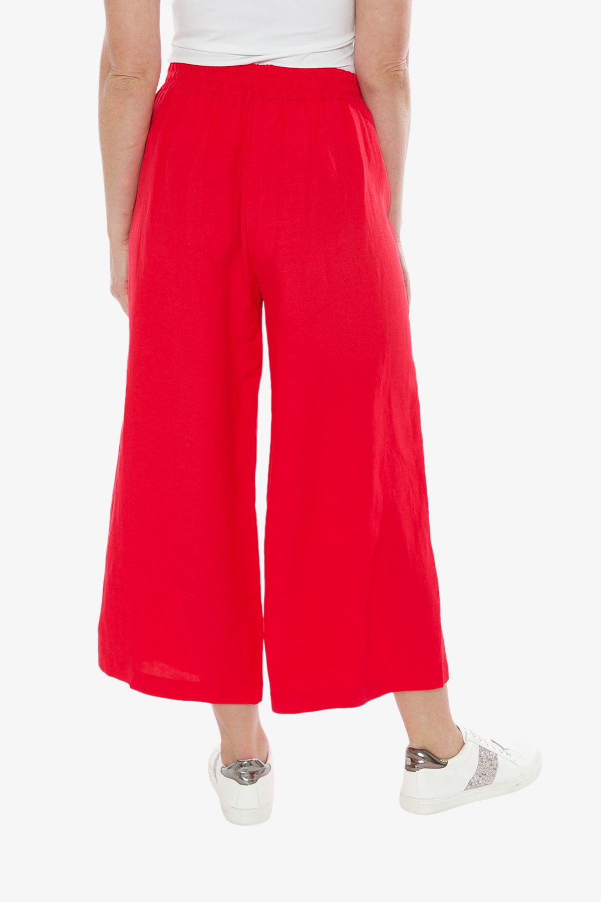 Button Trim Culotte Pant Azalea