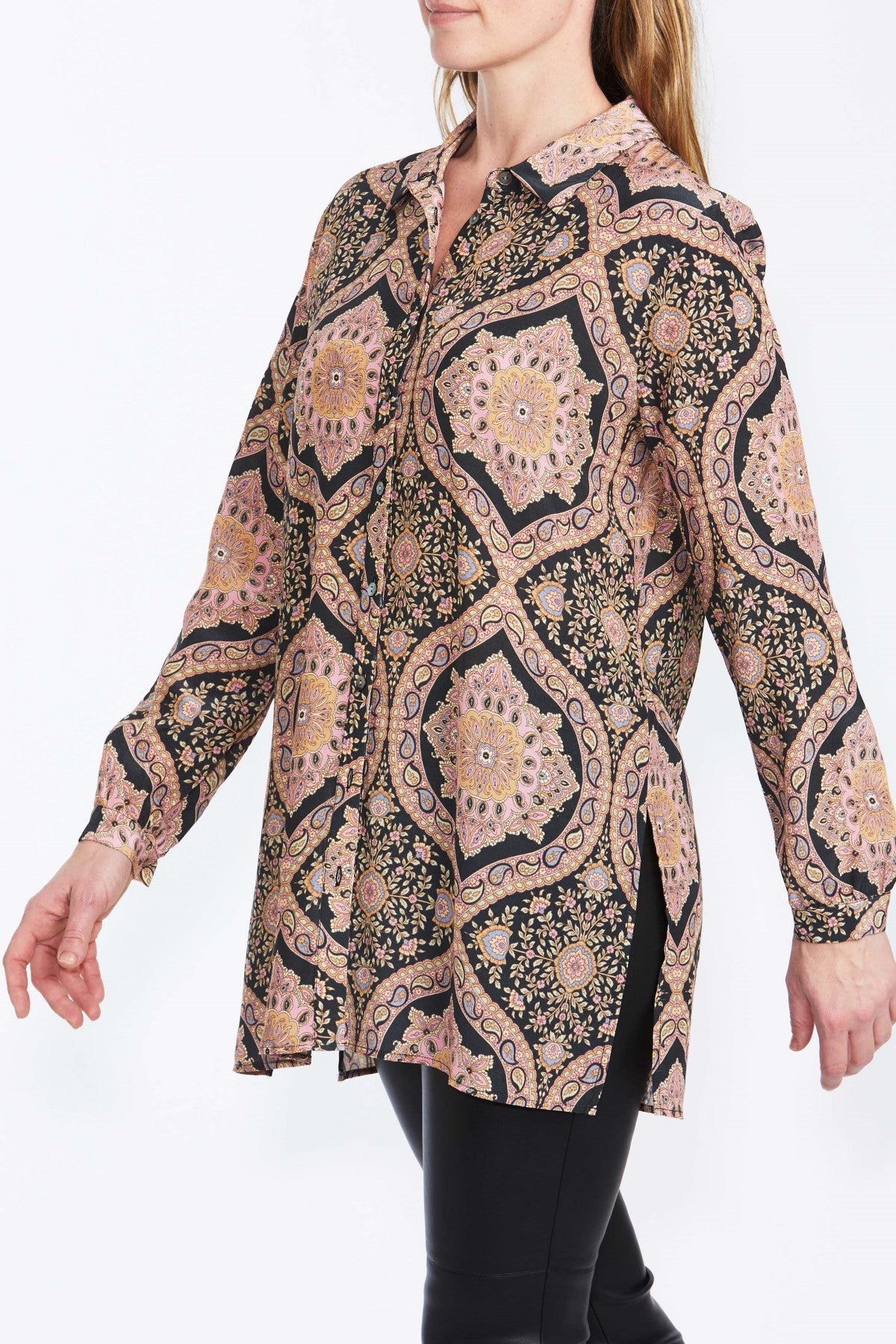 Byzantine Print Tunic Blouse Byzantine Print