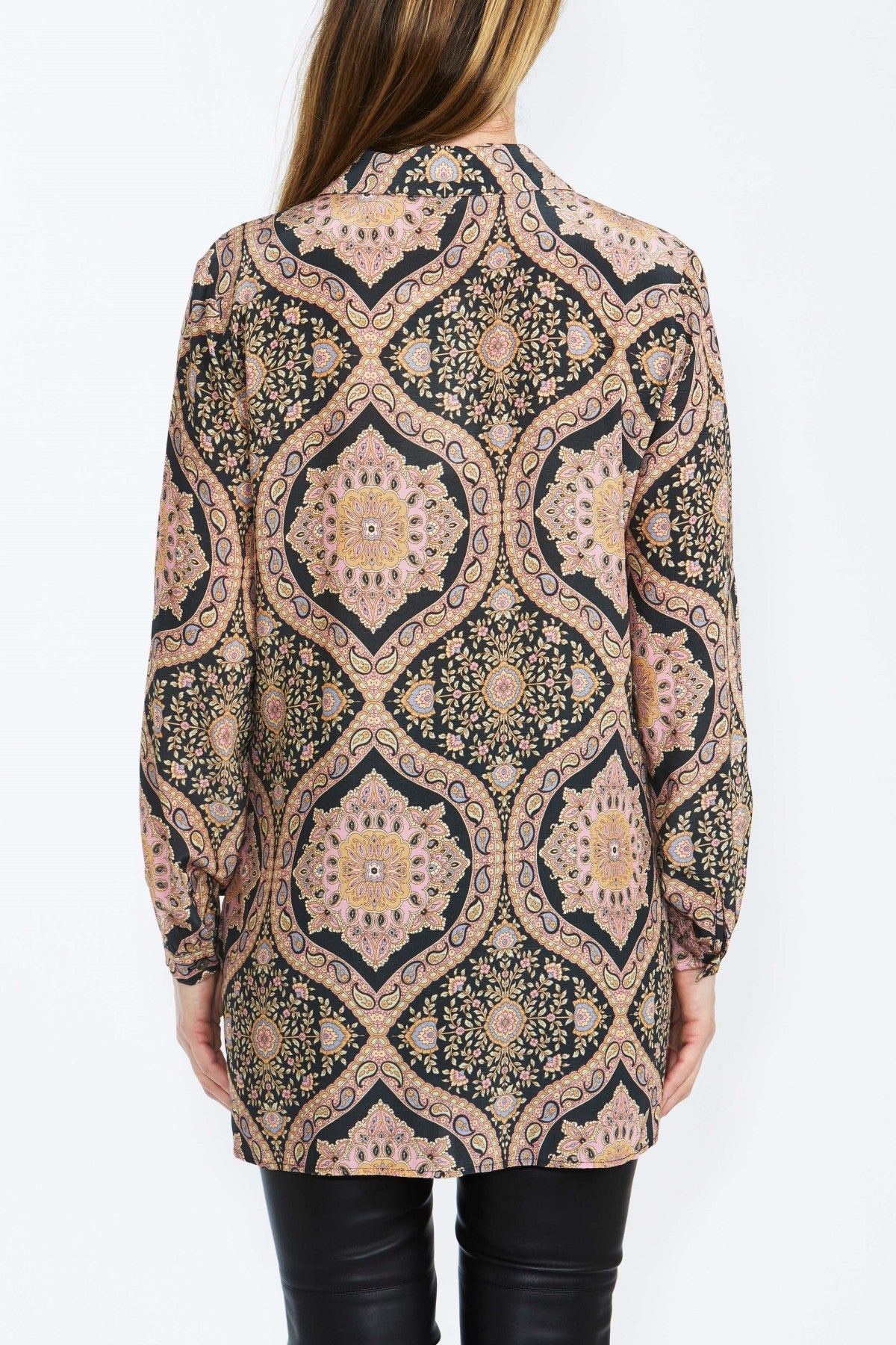 Byzantine Print Tunic Blouse Byzantine Print