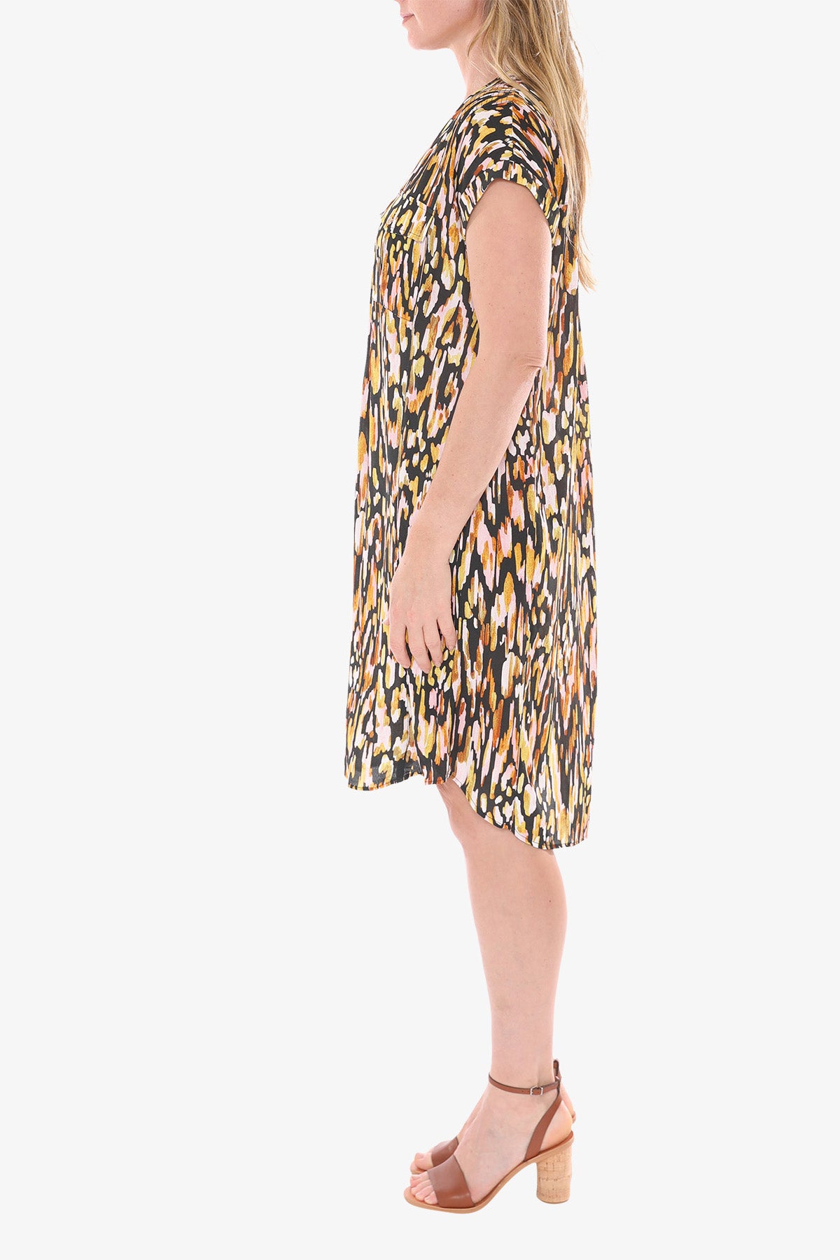 Women's Collage Print Shift Dress