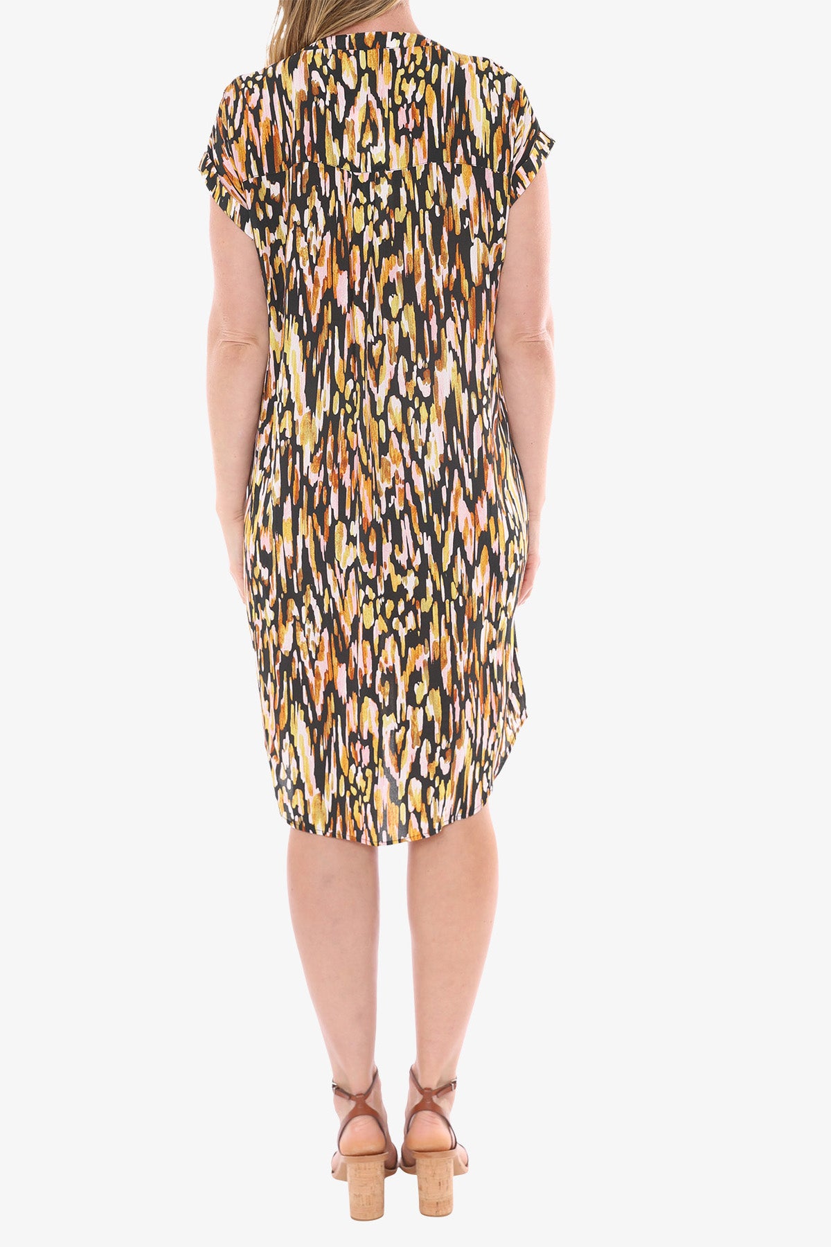 Women's Collage Print Shift Dress