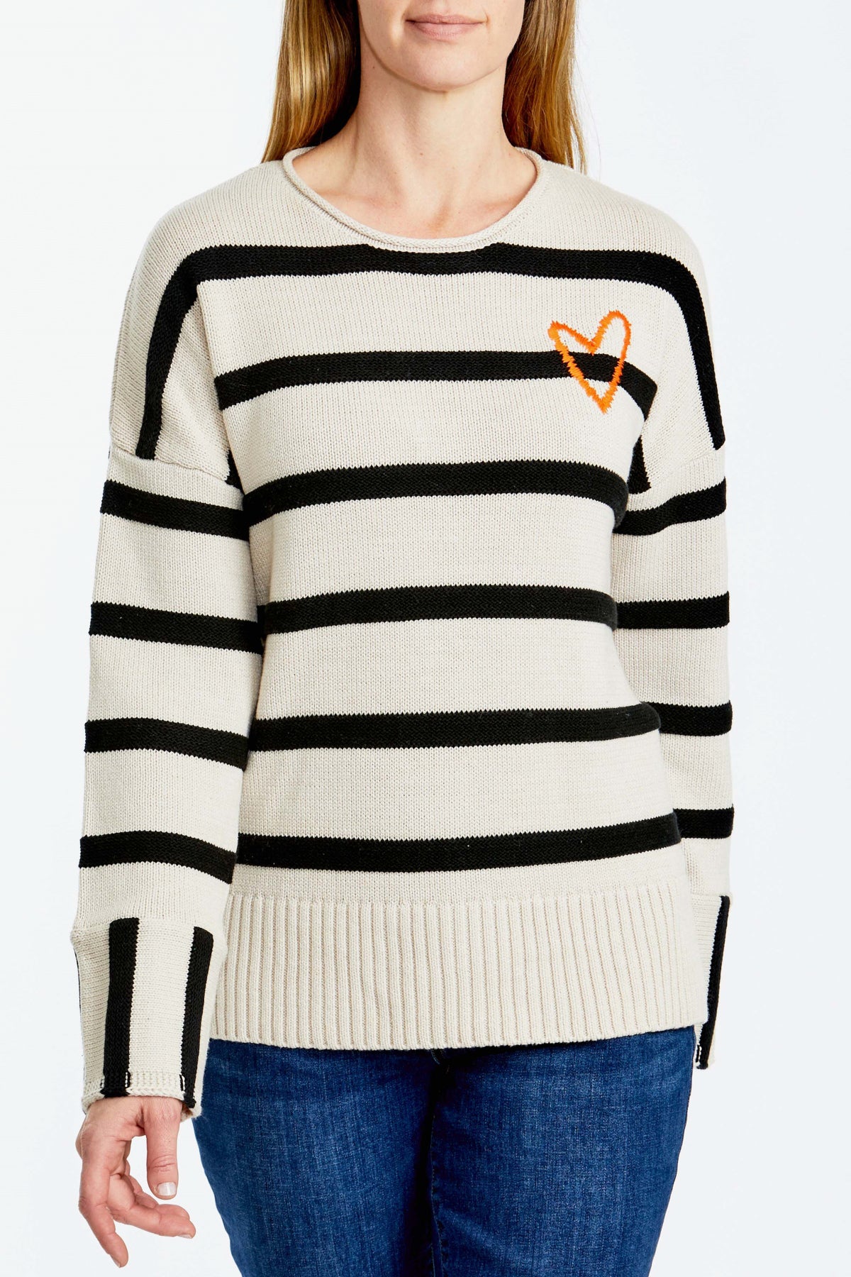 Heart Pullover Chino / Black