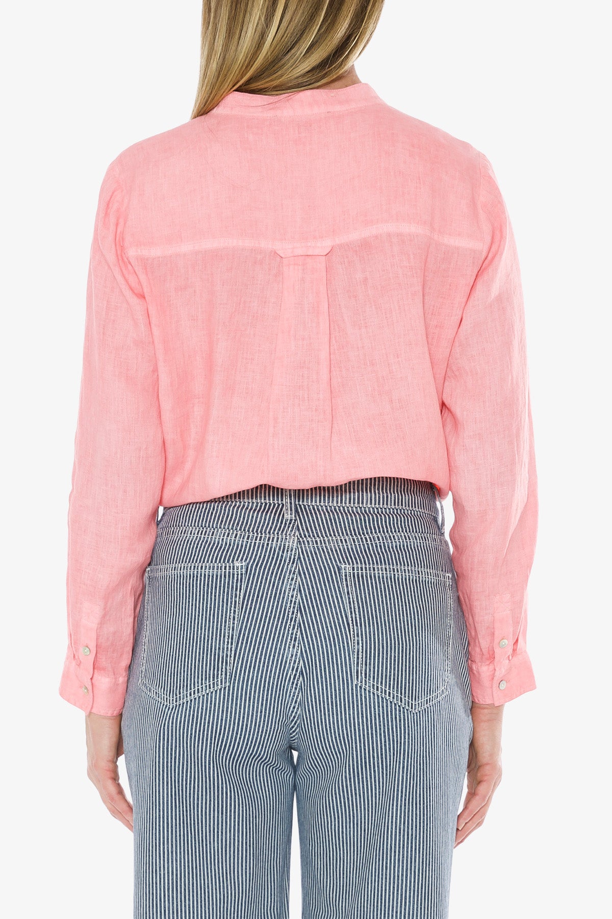 Linen Ruffle Blouse Cosmopolitan