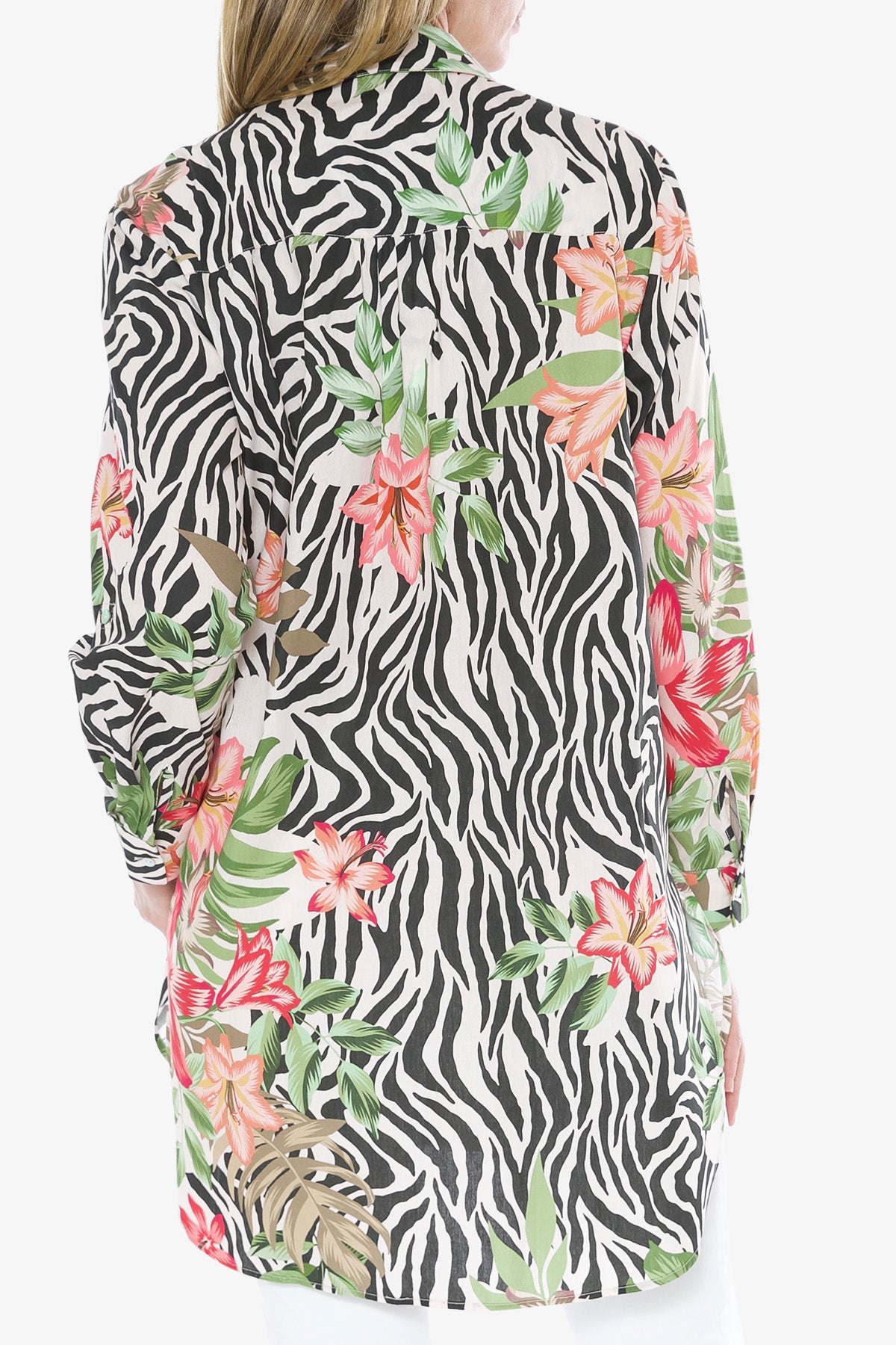 Shirt Tropical Animal Print