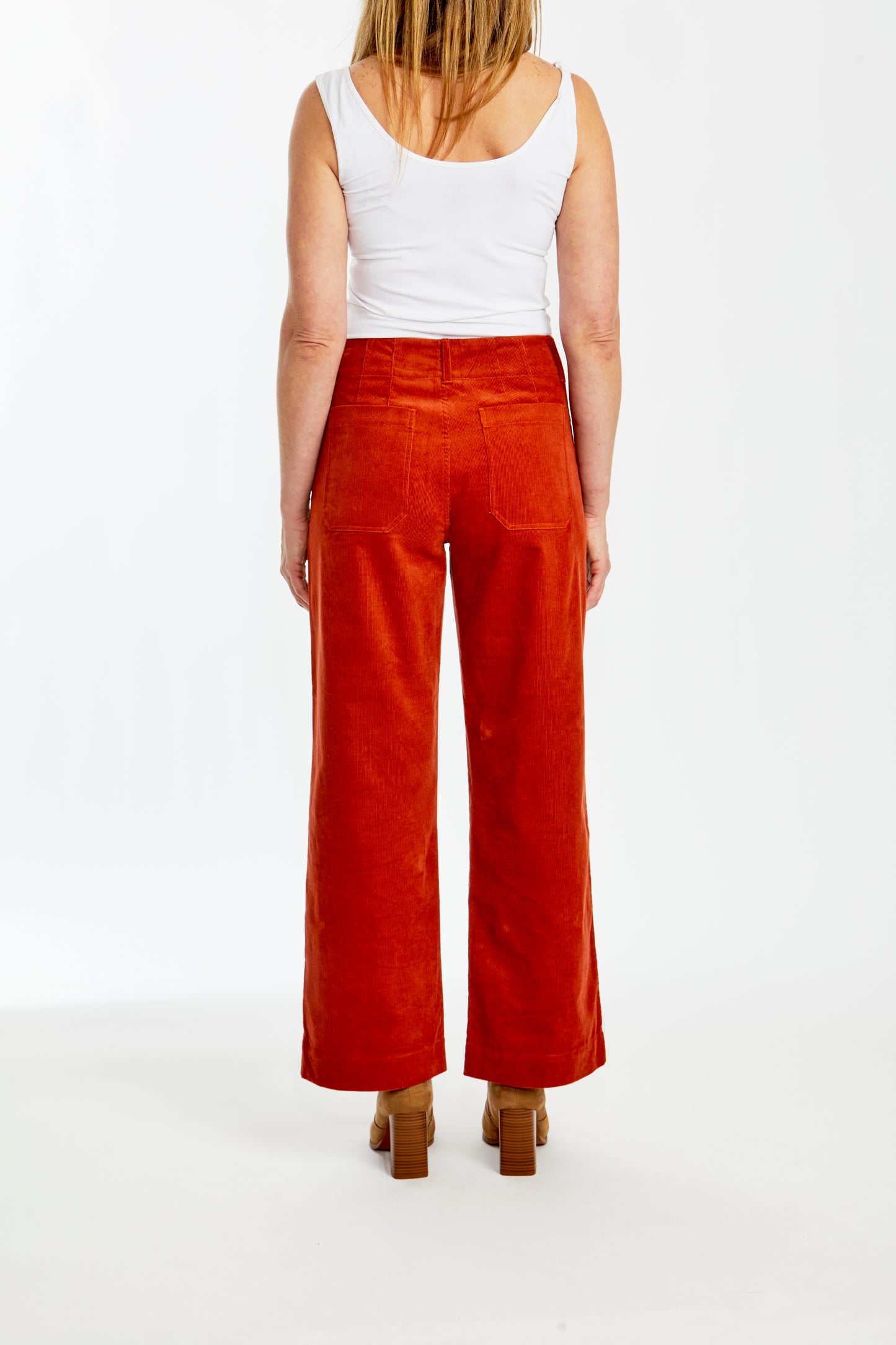 Wide Leg Cord Pant Tabasco