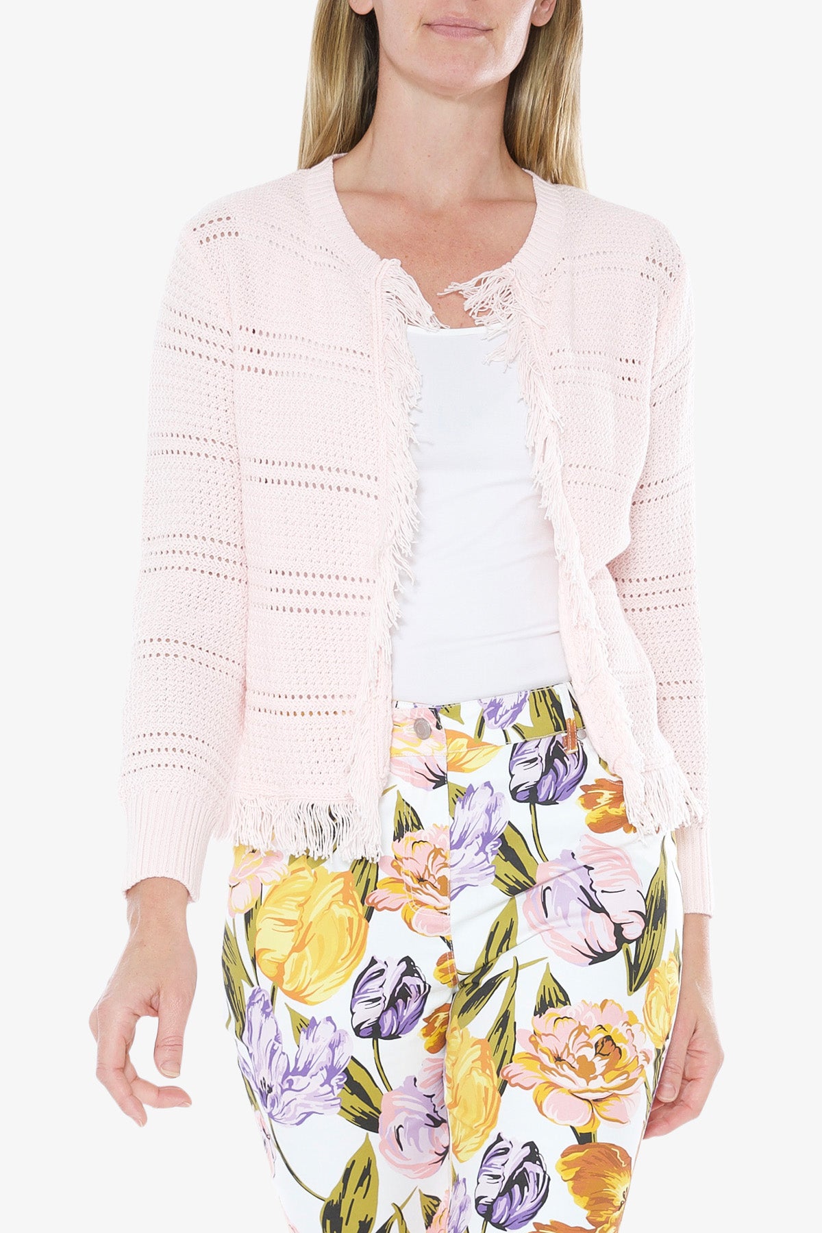 Fringe Cardigan Parfait