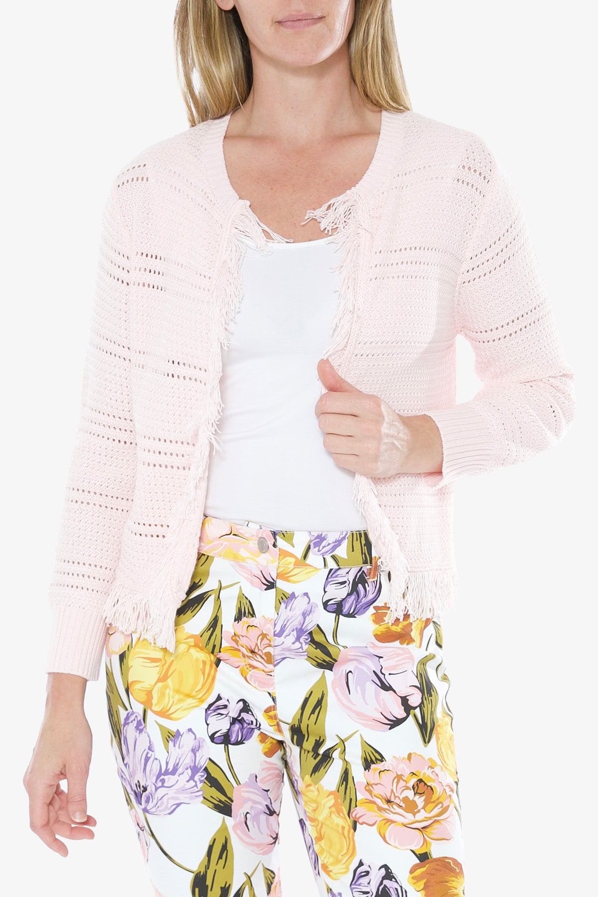 Fringe Cardigan Parfait