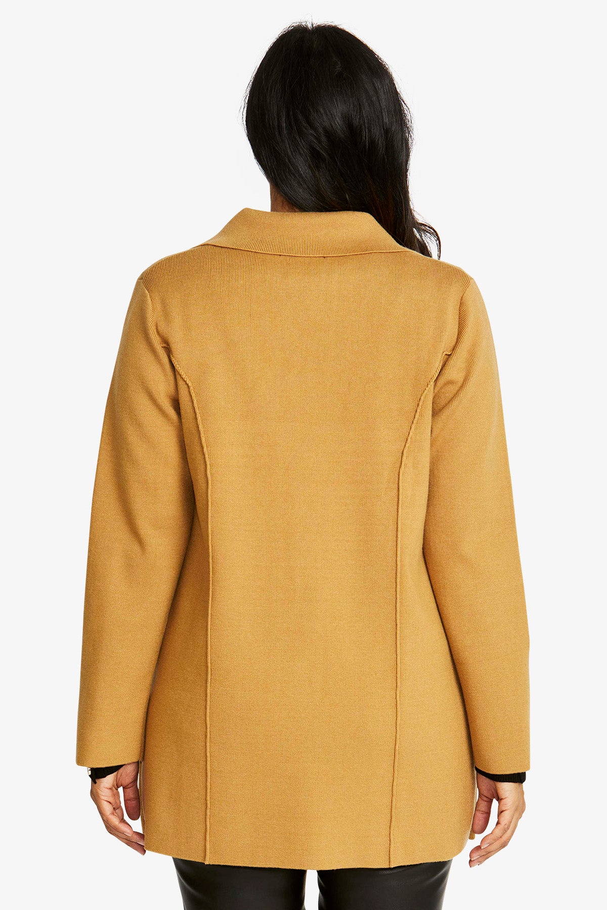 Aria Knit Blazer in Butterscotch