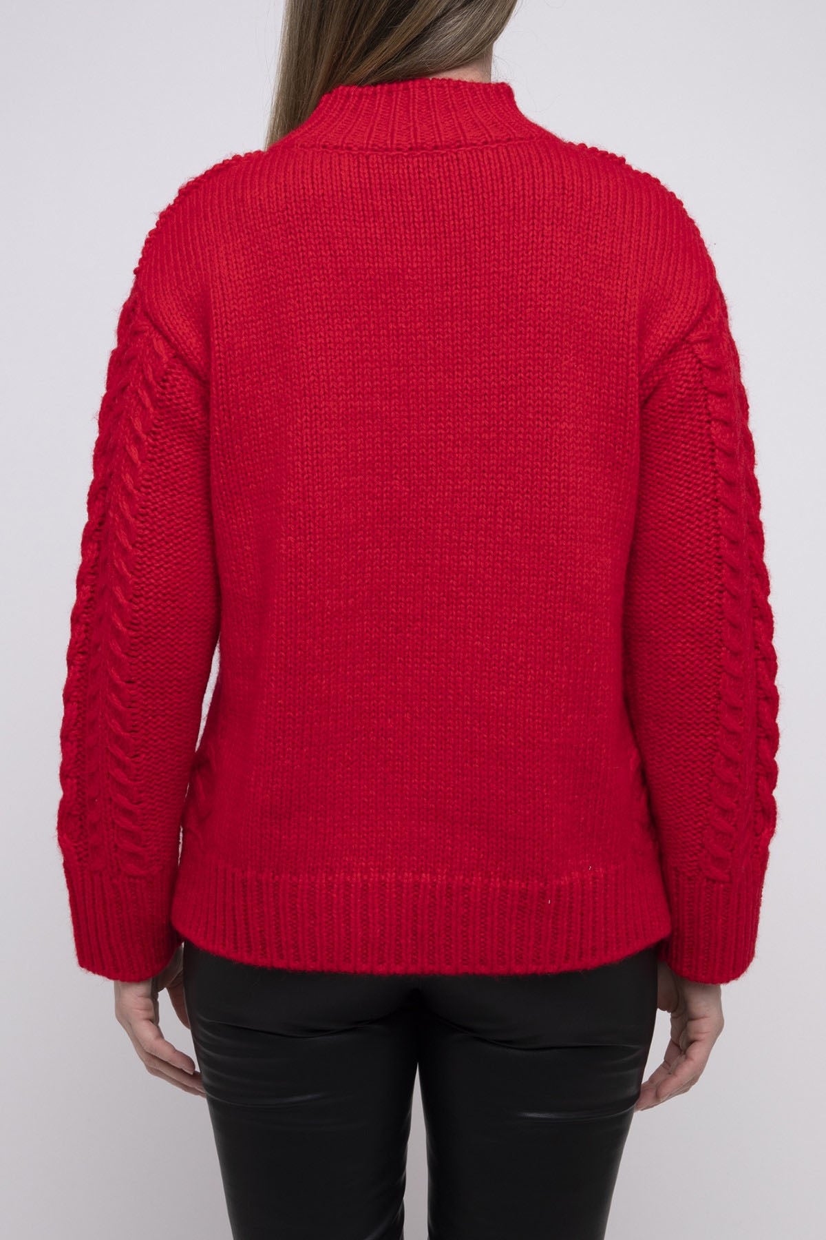 Bobble Cable Pullover Lollipop