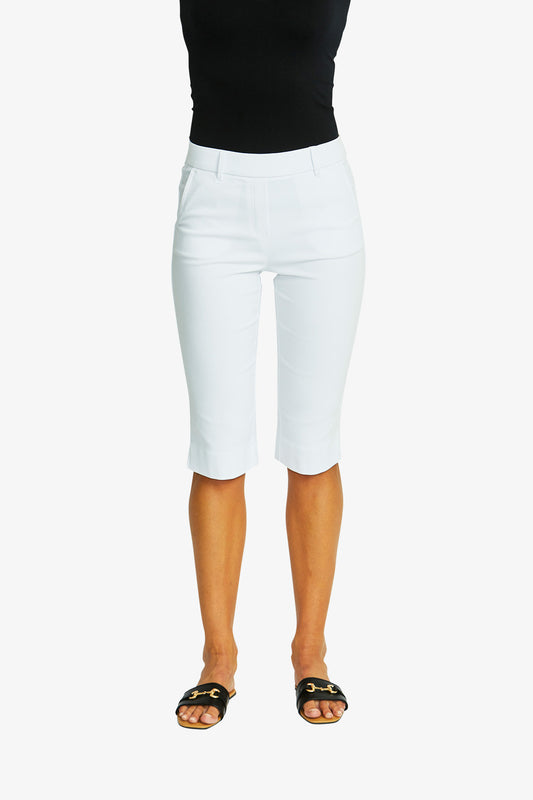 Women's Capri Pant in White | Bengaline