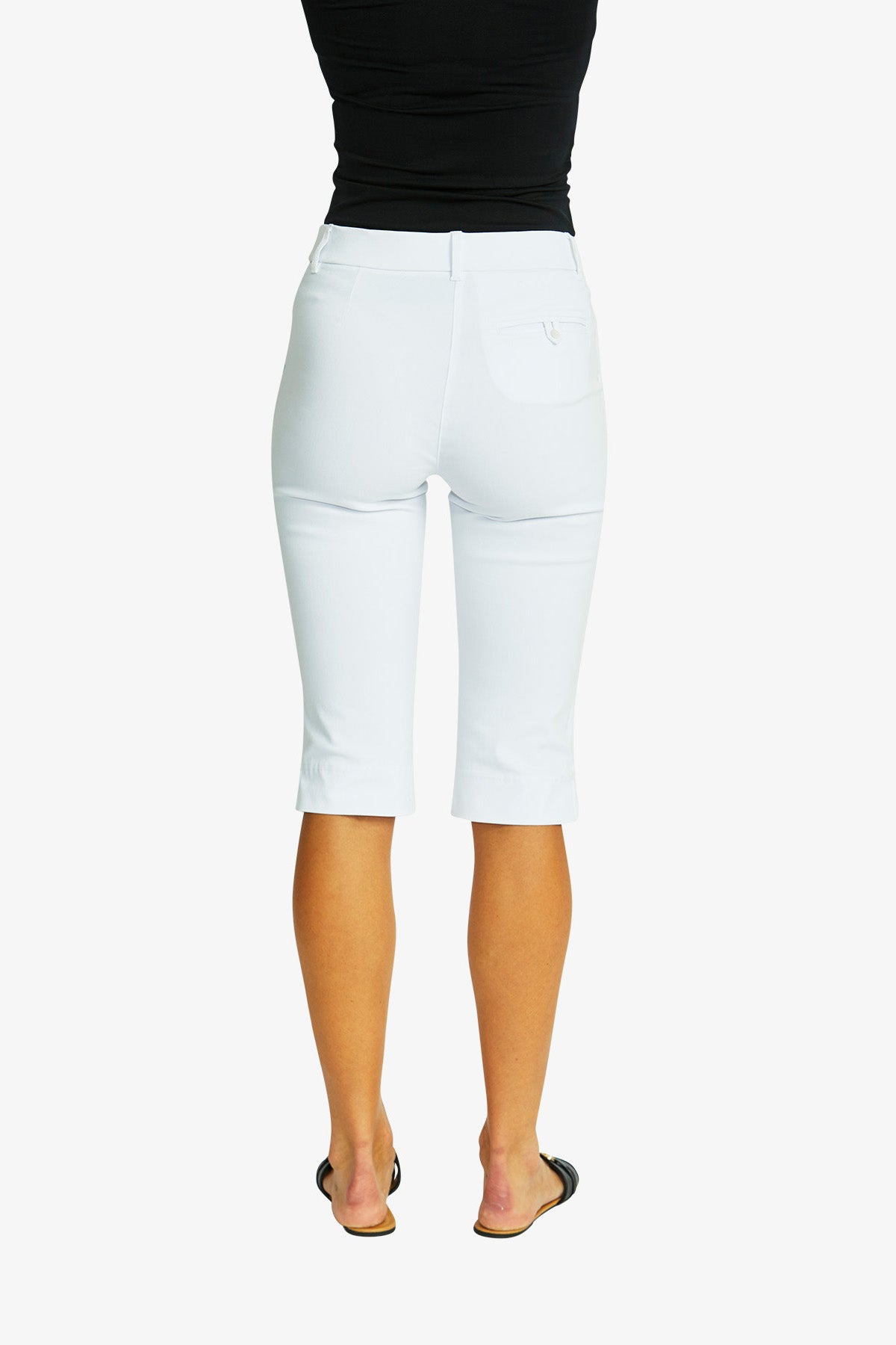 Women's Capri Pant in White | Bengaline