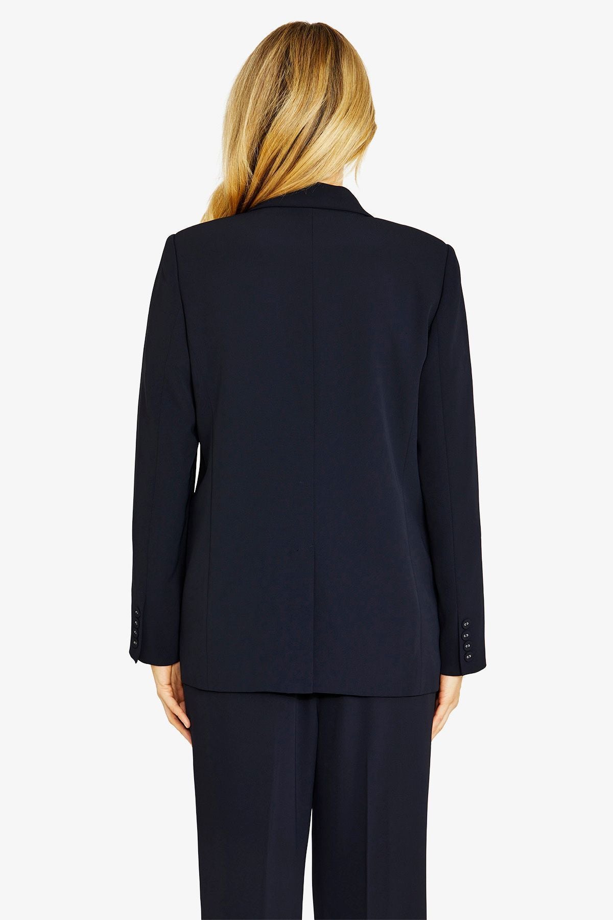 Womens Chloe Crepe Blazer Navy P605406