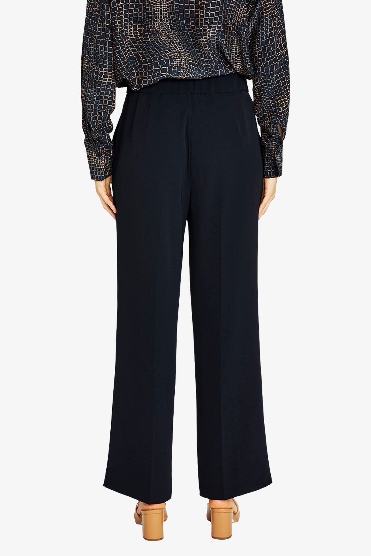 Womens Chloe Crepe Pant Navy P605704