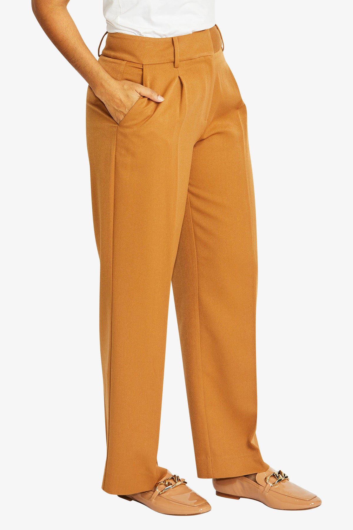 City Pants in Dark Butterscotch