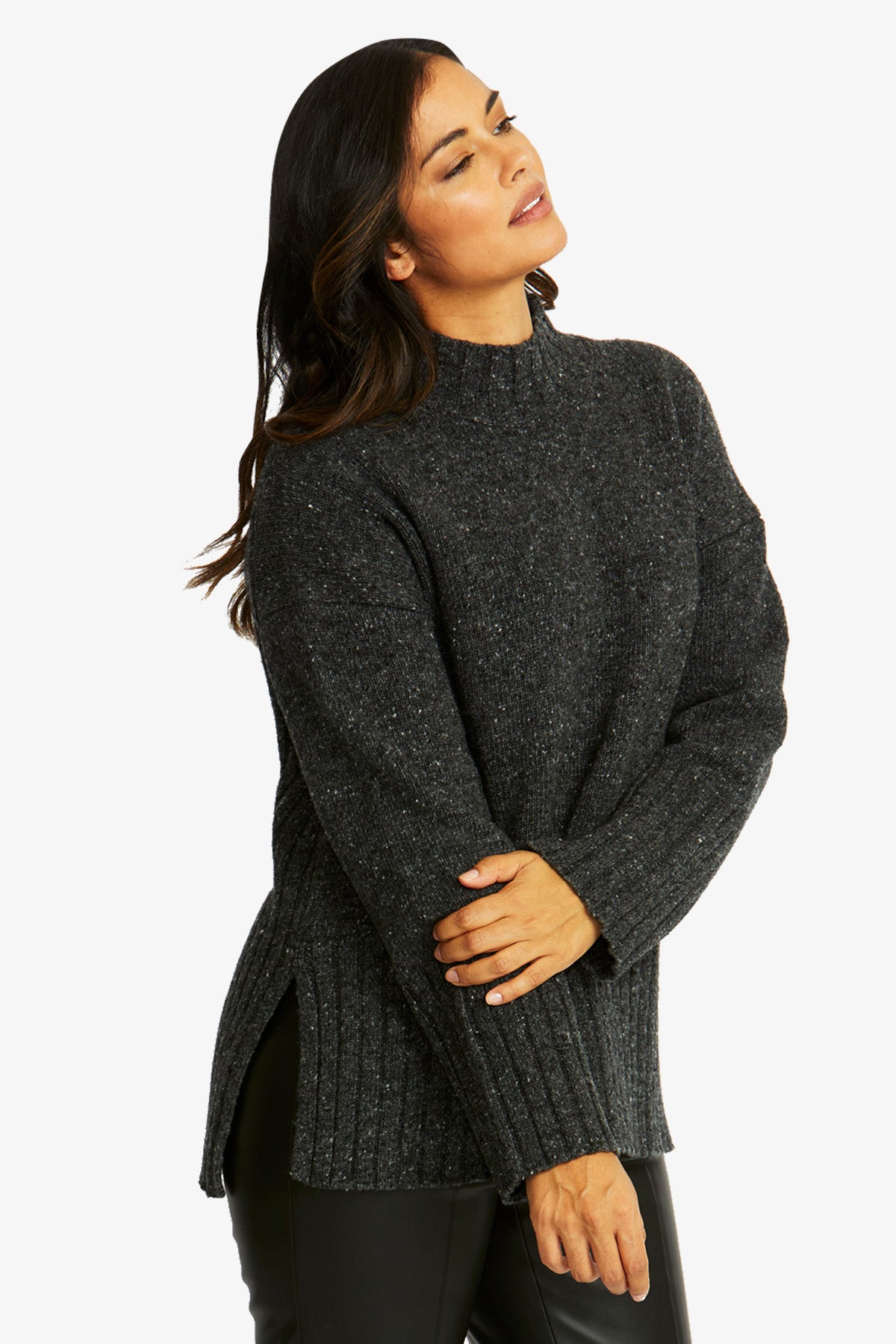 Daphne Pullover in Charcoal
