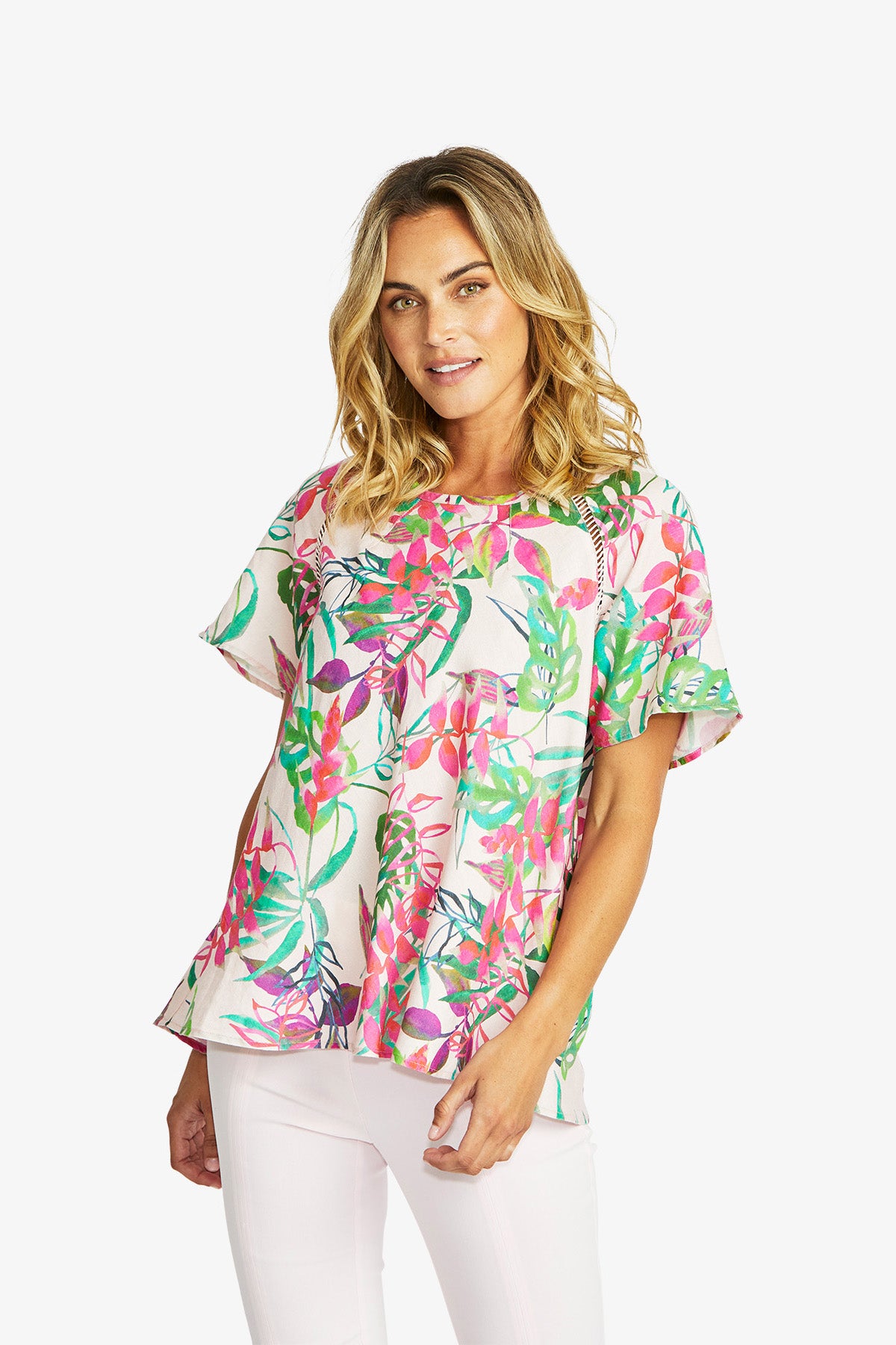 Delphine Trim Top in Delphine