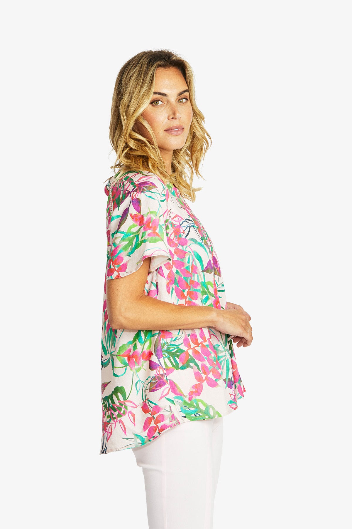 Delphine Trim Top in Delphine
