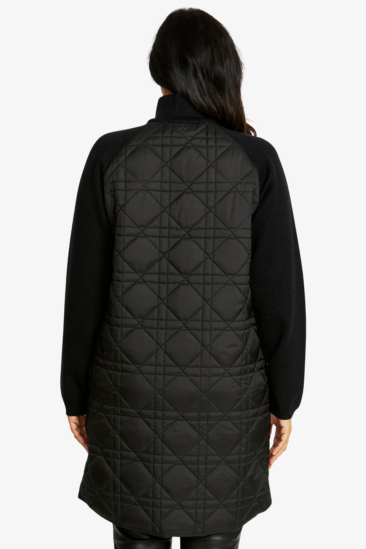 Dylan Spliced Jacket in Black