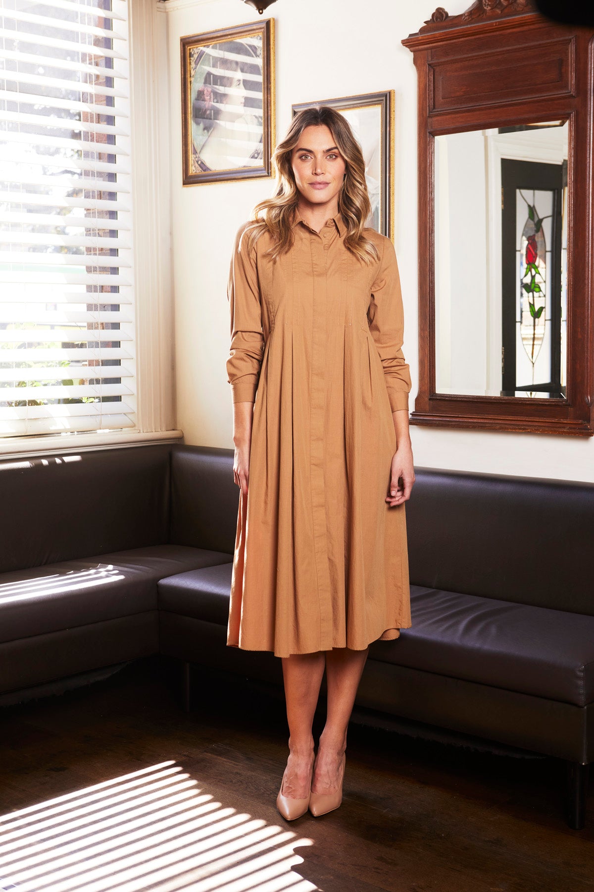 Elodie Dress in Butterscotch