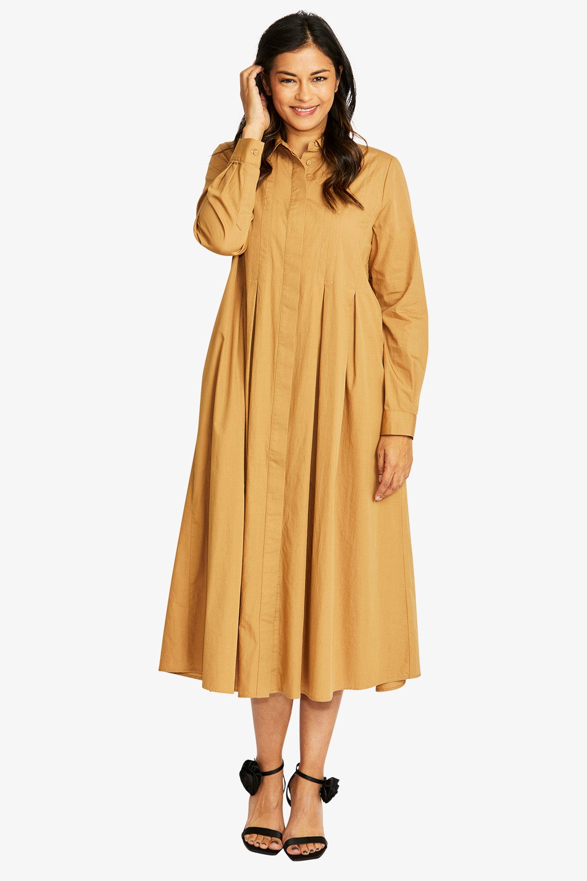 Elodie Dress in Butterscotch