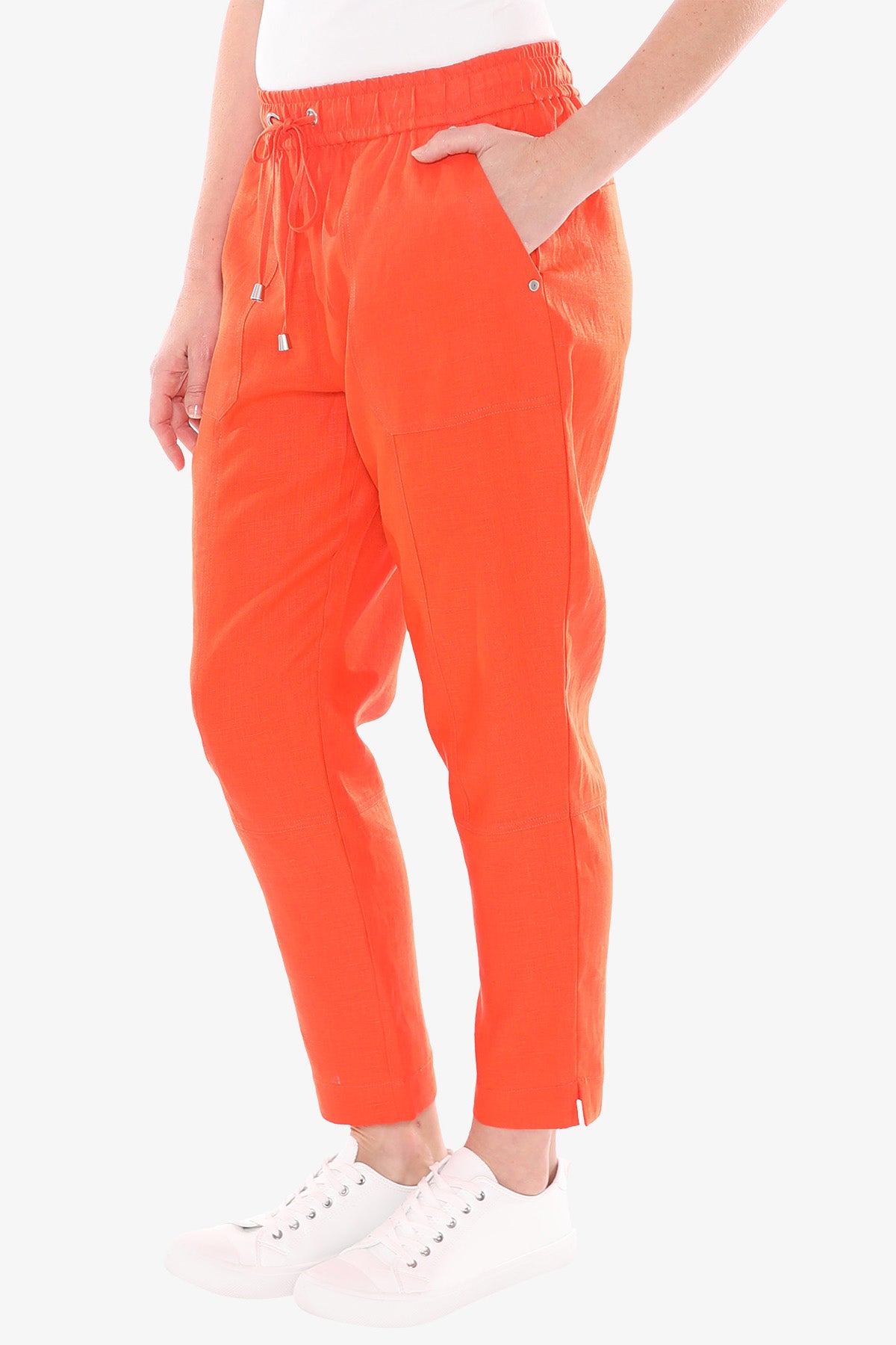 Women's Everyday Linen Pant Orange