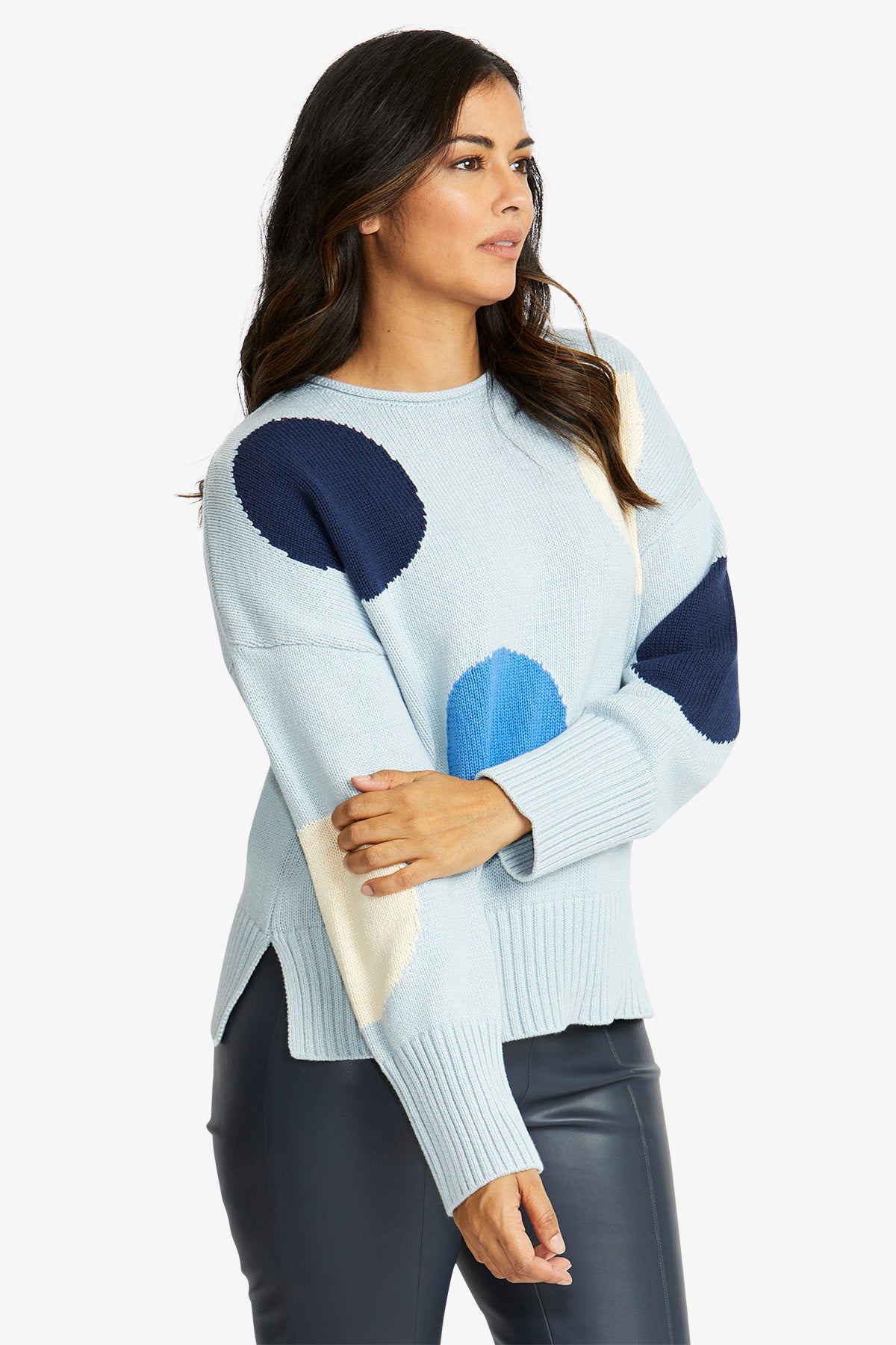 Fiesta Pullover in Powder Blue