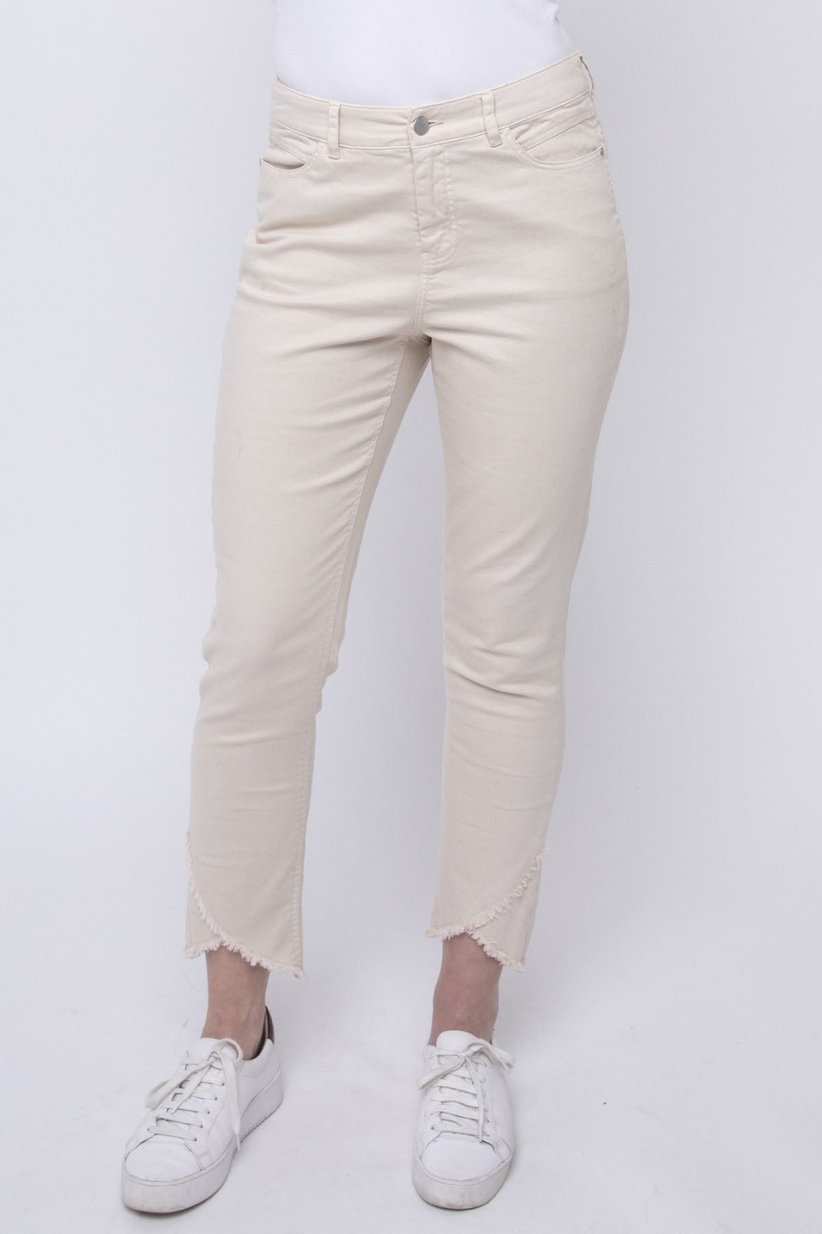 Fringe Hem Jean Chino