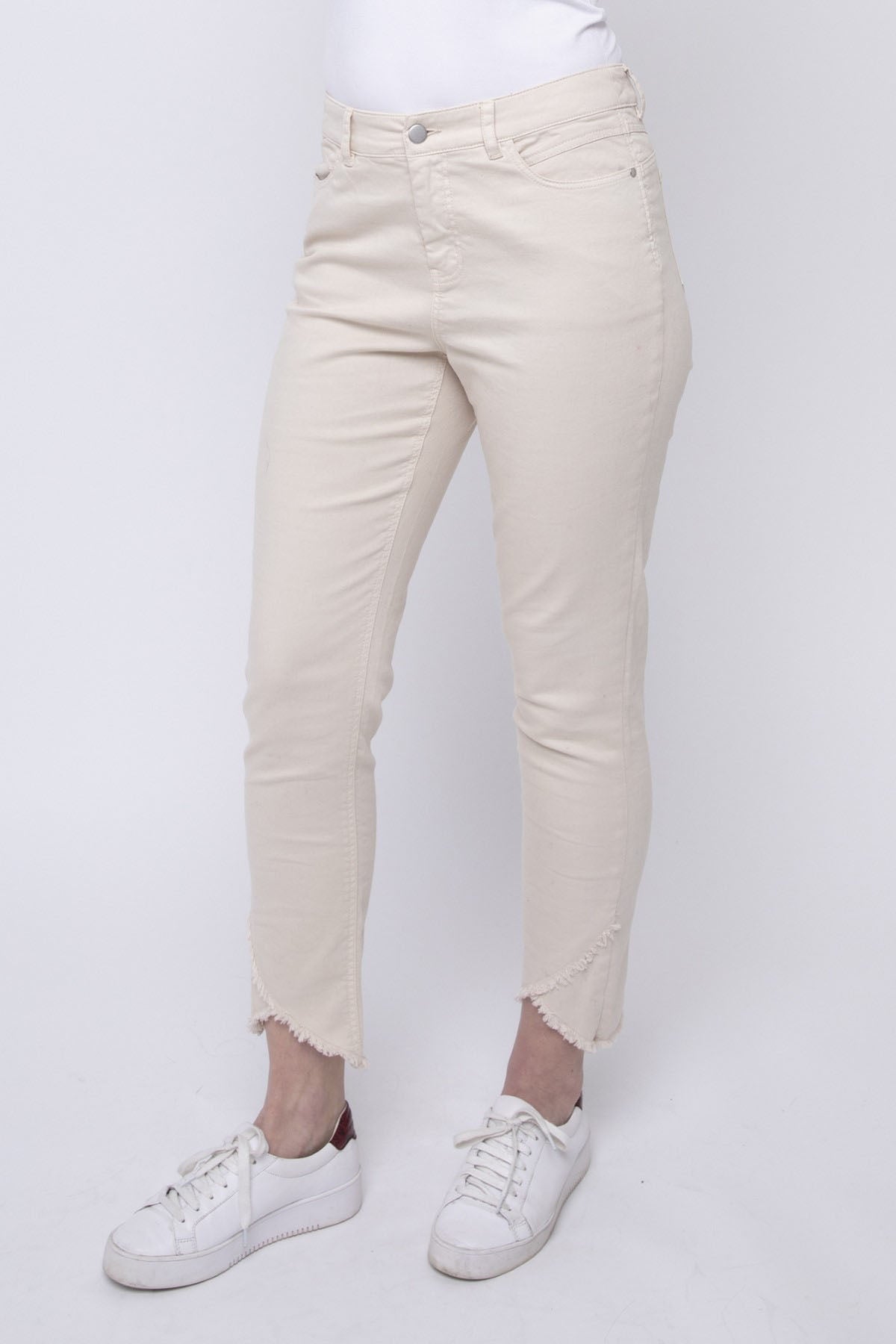 Fringe Hem Jean Chino