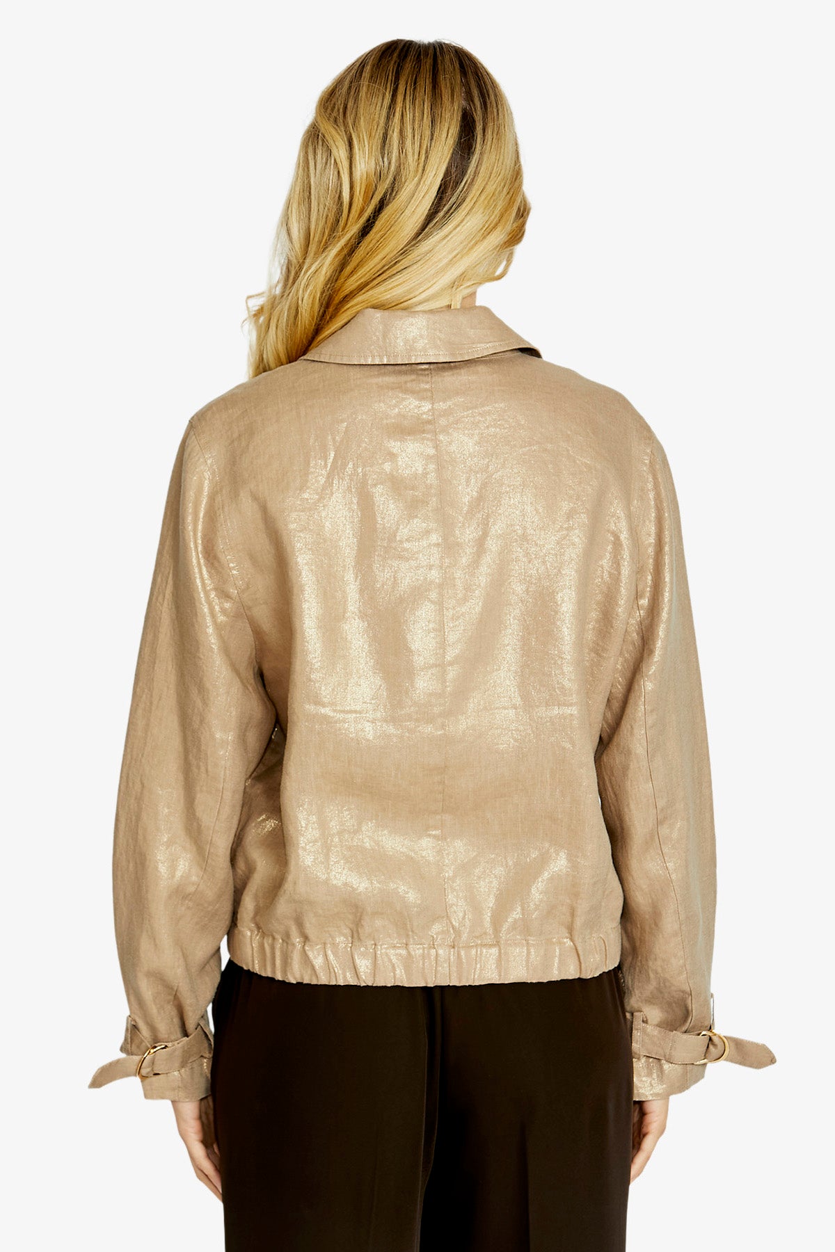 Womens Graciefoilbomberjacket Metallic P615411