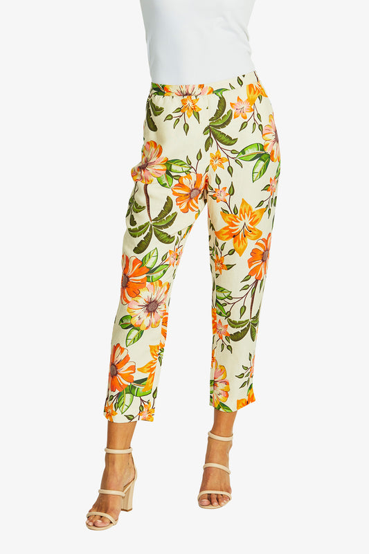 Ipanema Print Pull On Slim Pant