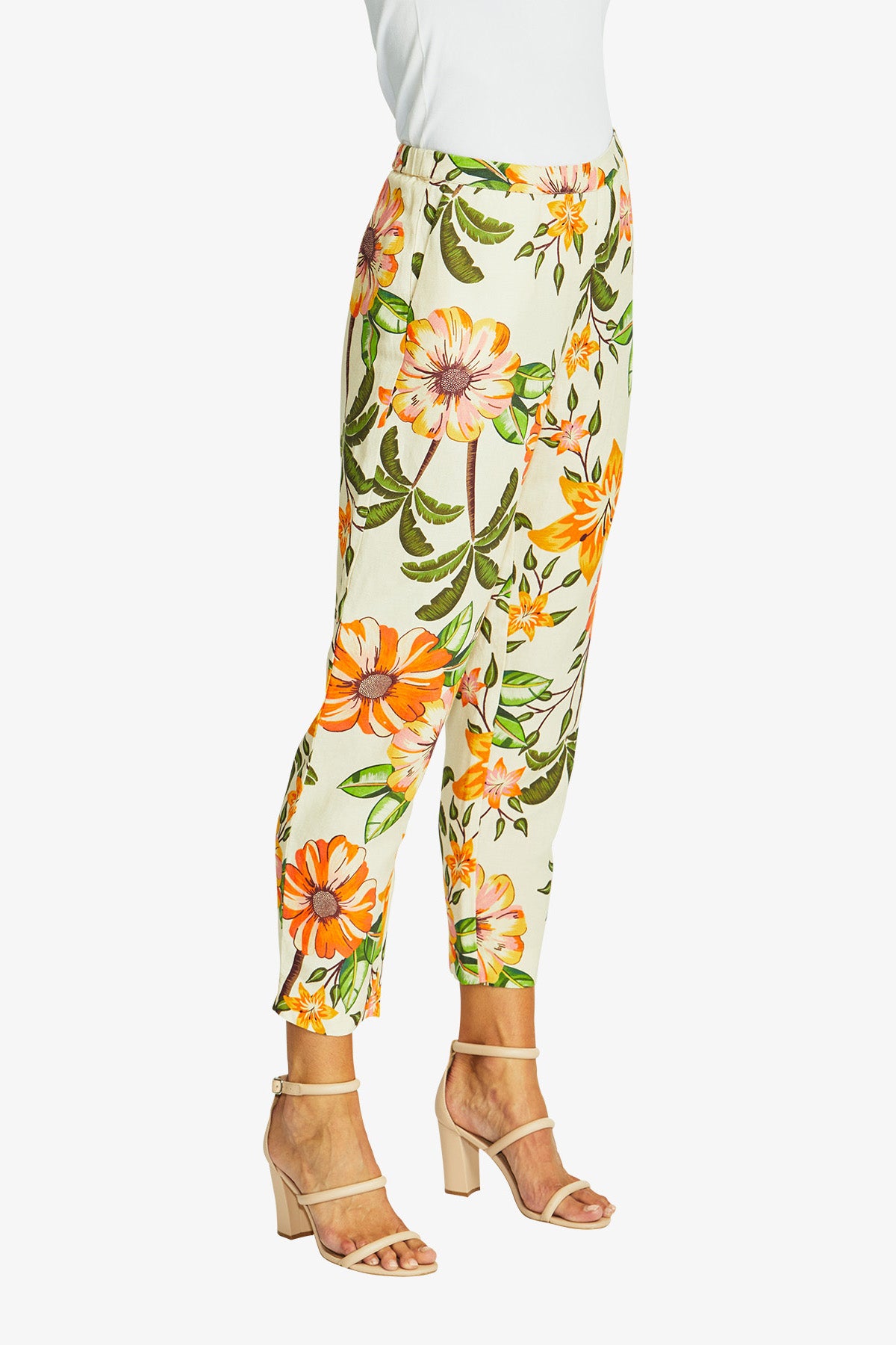 Ipanema Print Pull On Slim Pant