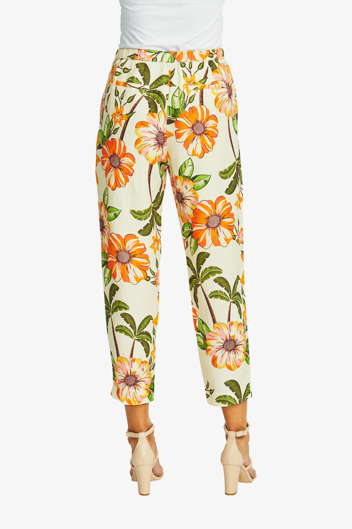 Ipanema Print Pull On Slim Pant
