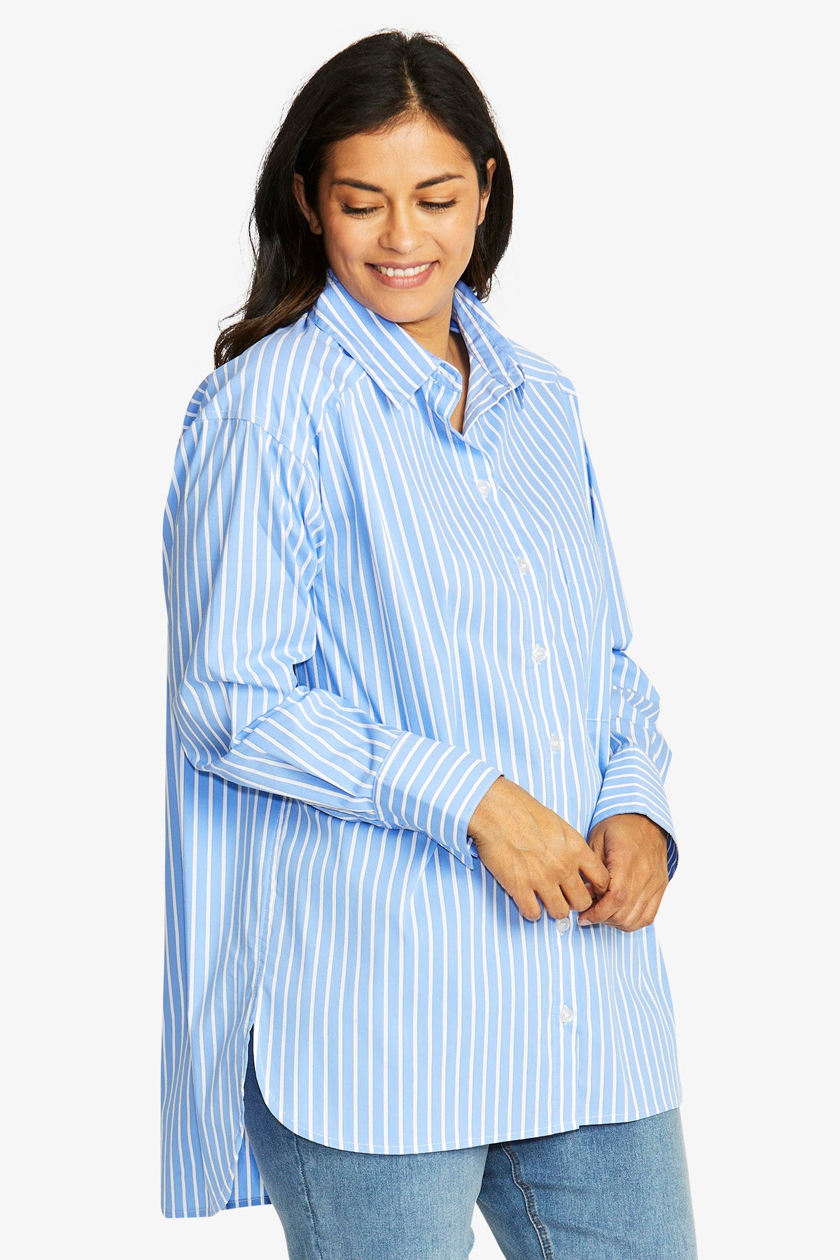 Jordan Shirt in Ballad blue stripe
