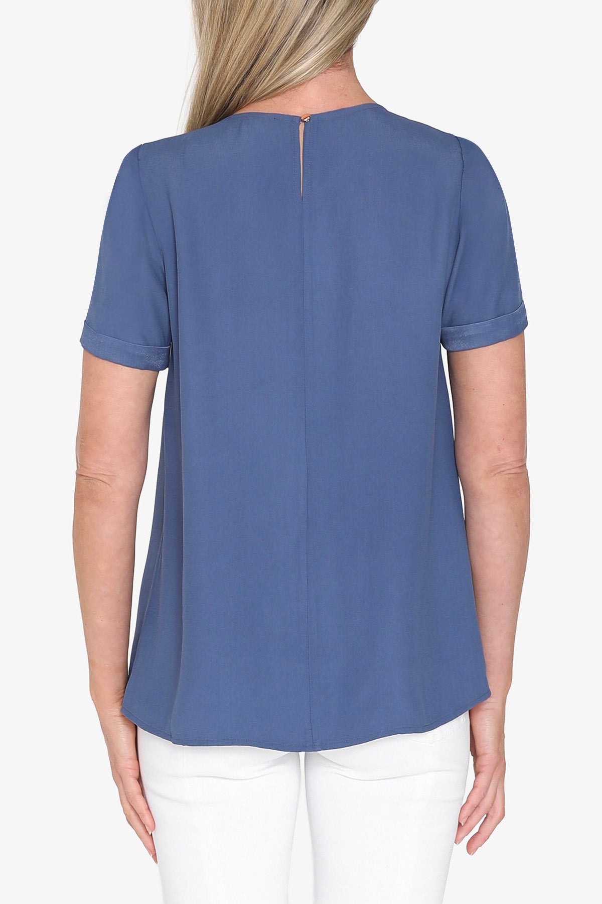 Womens Kira Slinky Top Blue P595358