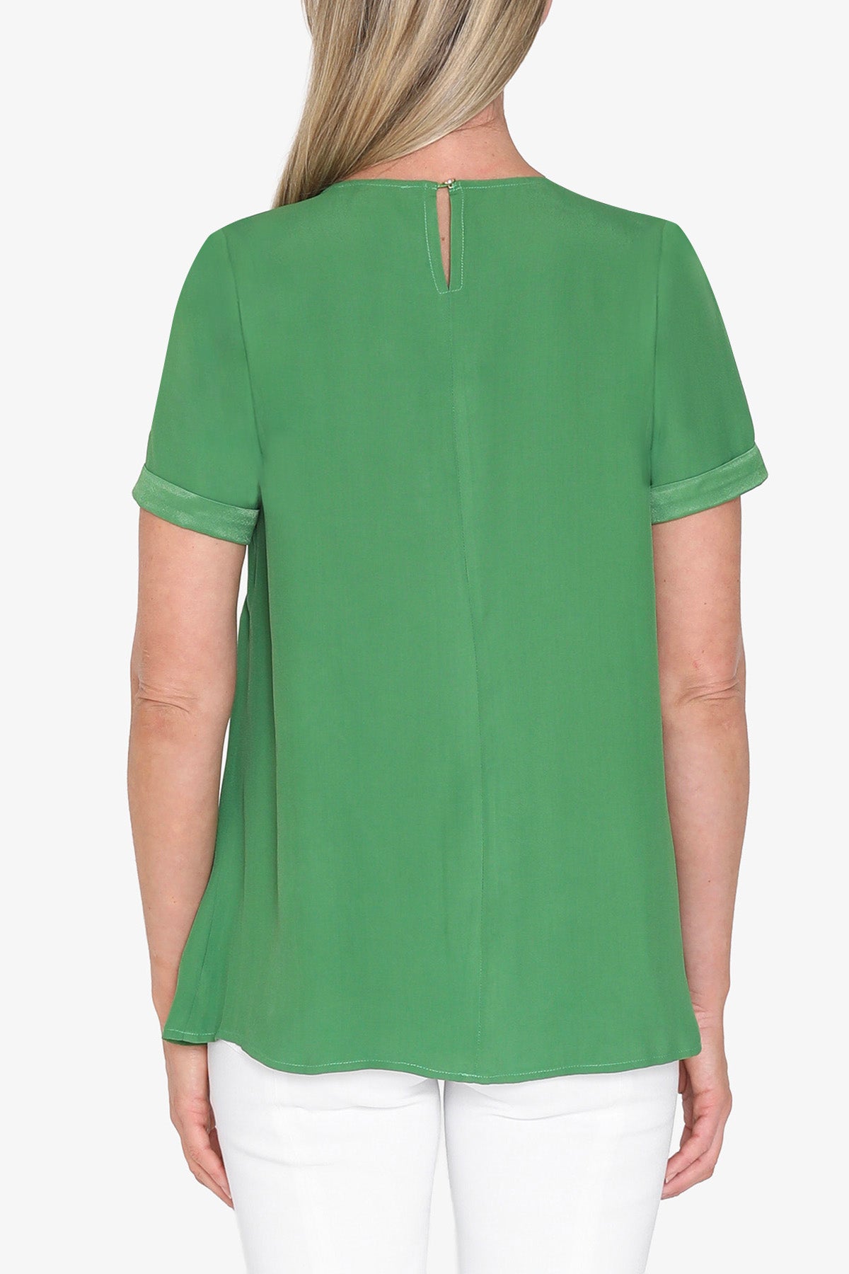 Womens Kira Slinky Top Green P595358