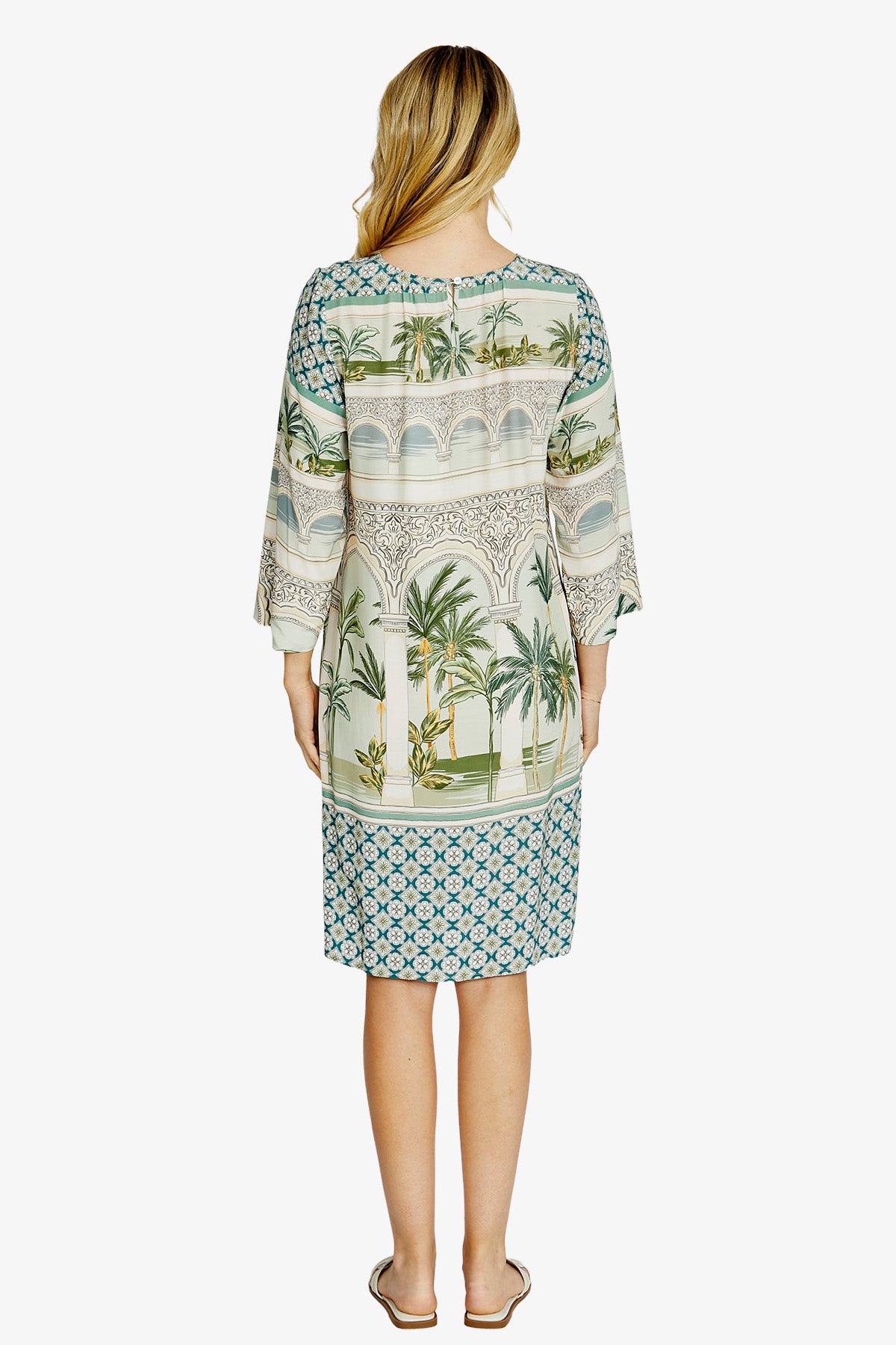 Womens Lani V Nk Shift Dress Multicolor P615517
