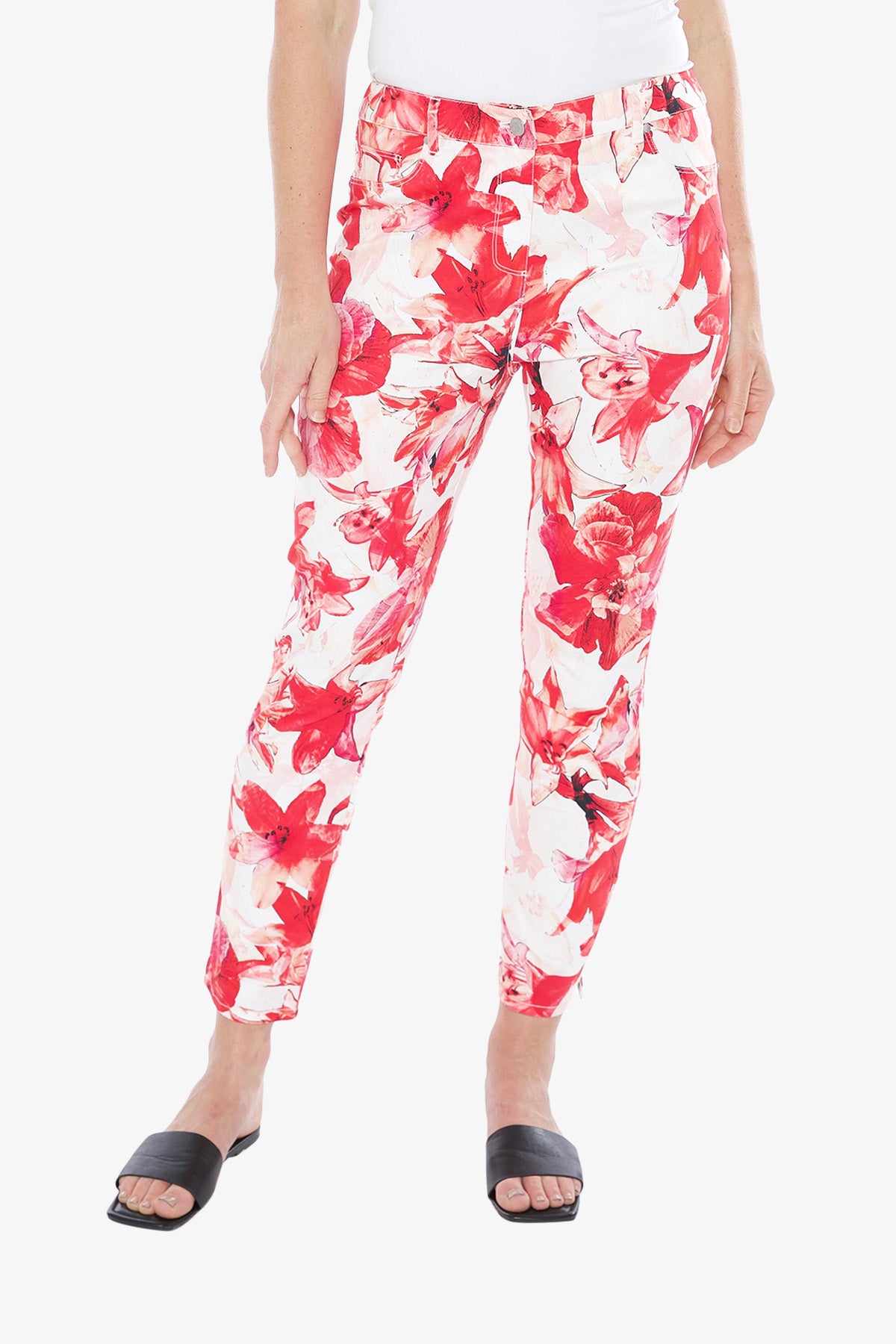 Printed Capri Pant Leilani Print