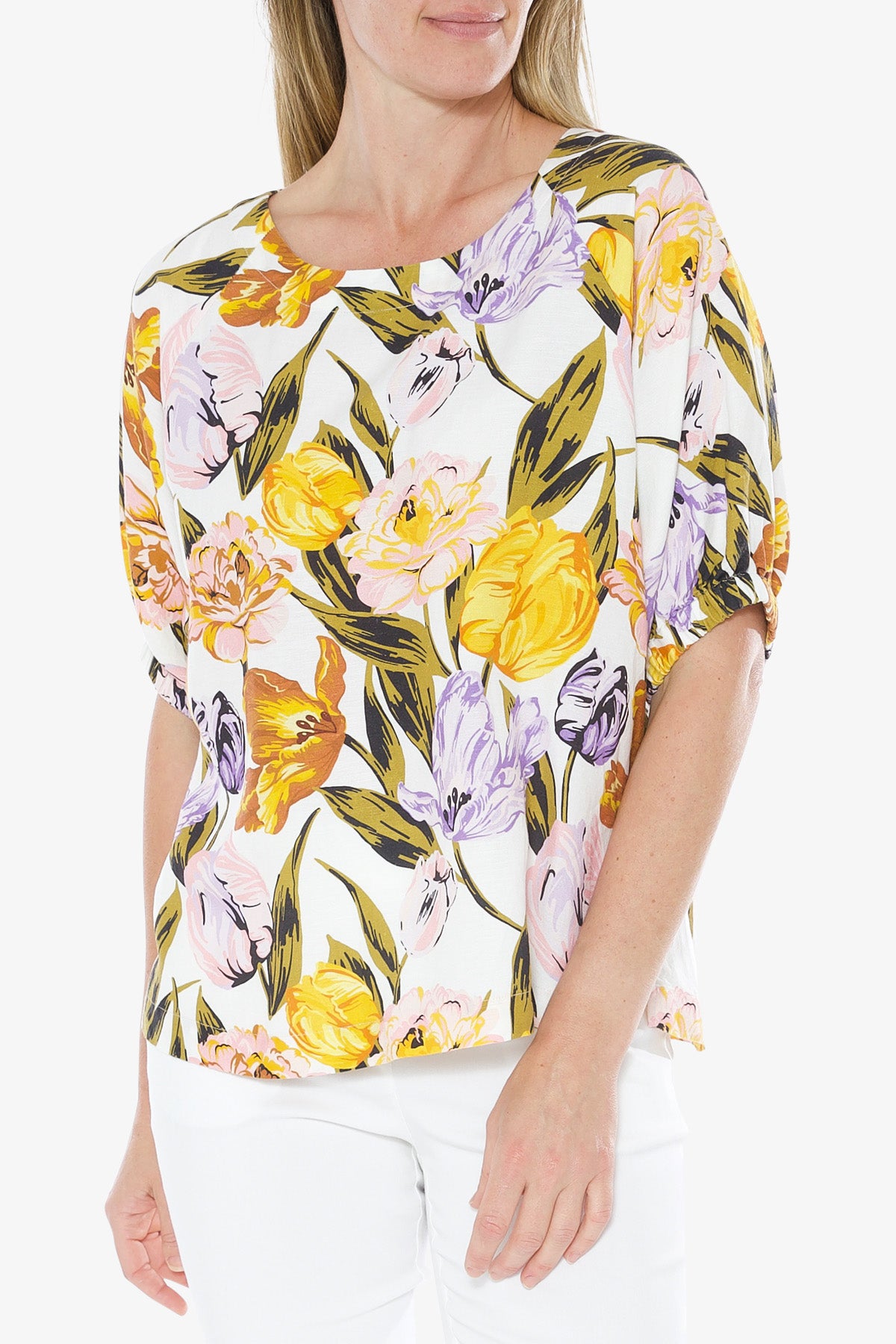 Linen Top Botanica Print