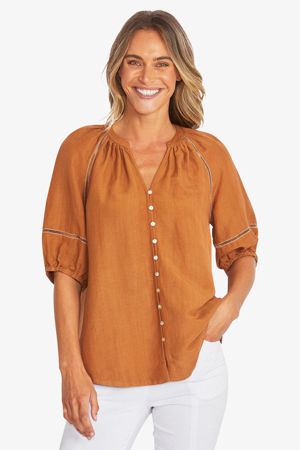 Mila Top in Biscotti