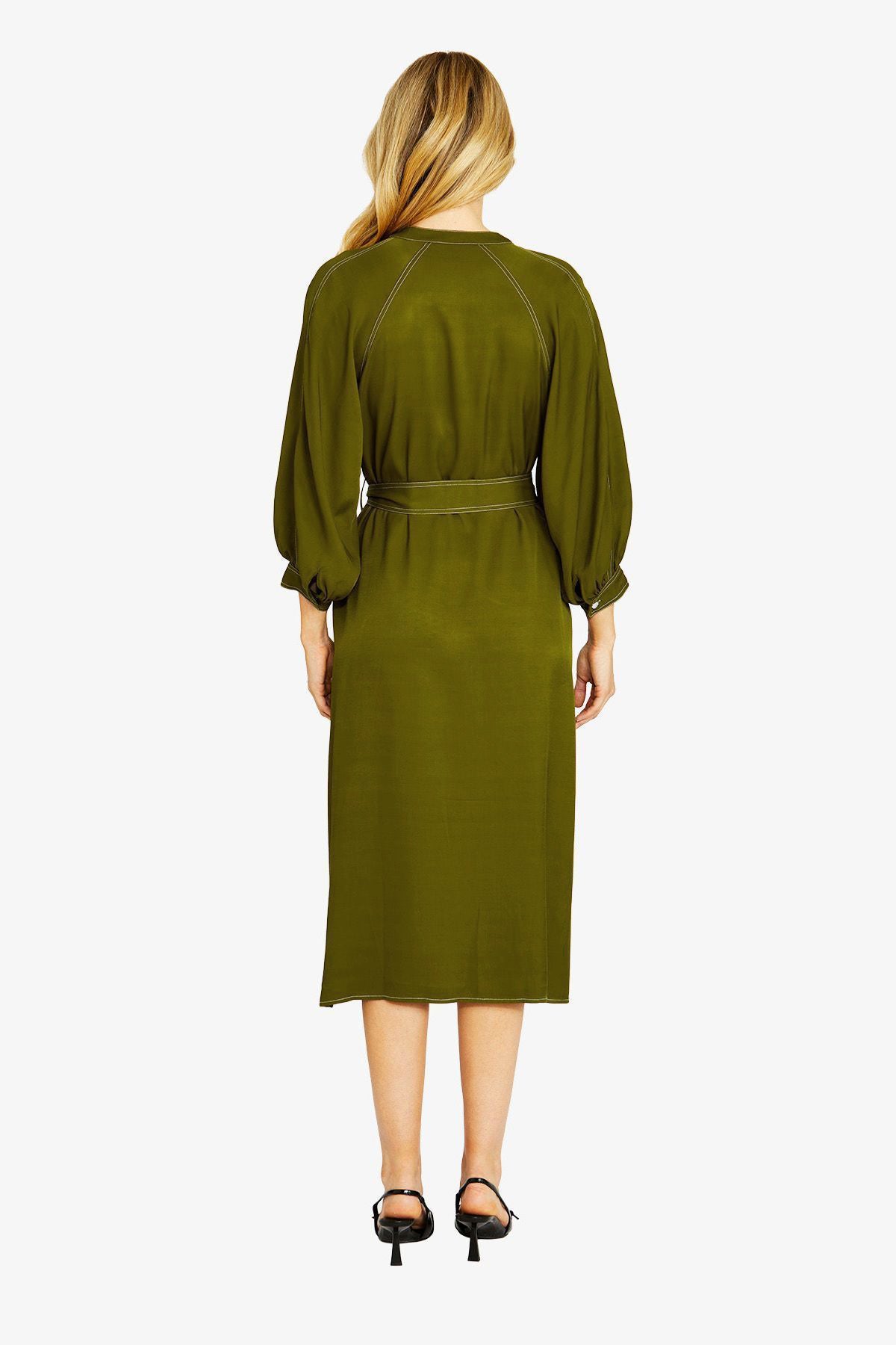 Womens Nella Raglan Dress Green P605507