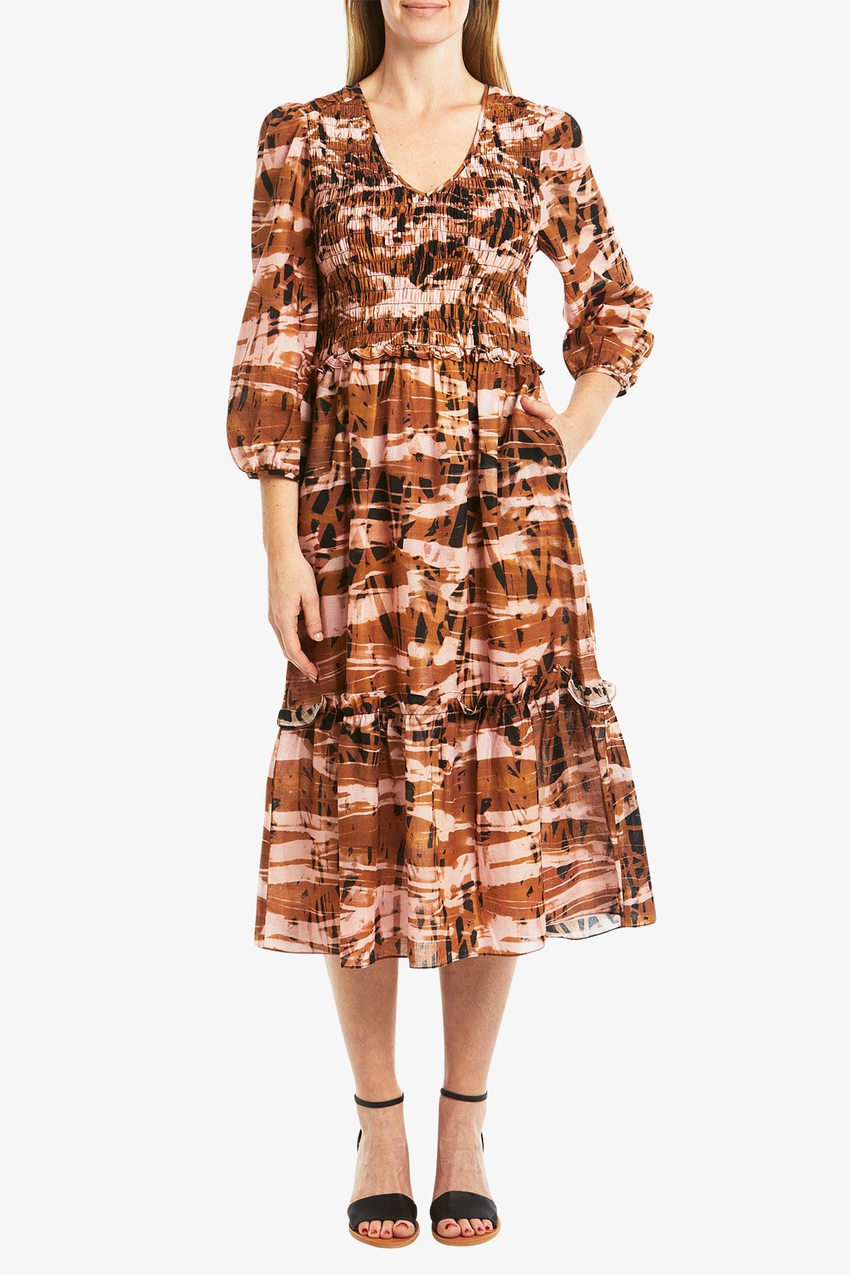 Nouveau Print Dress