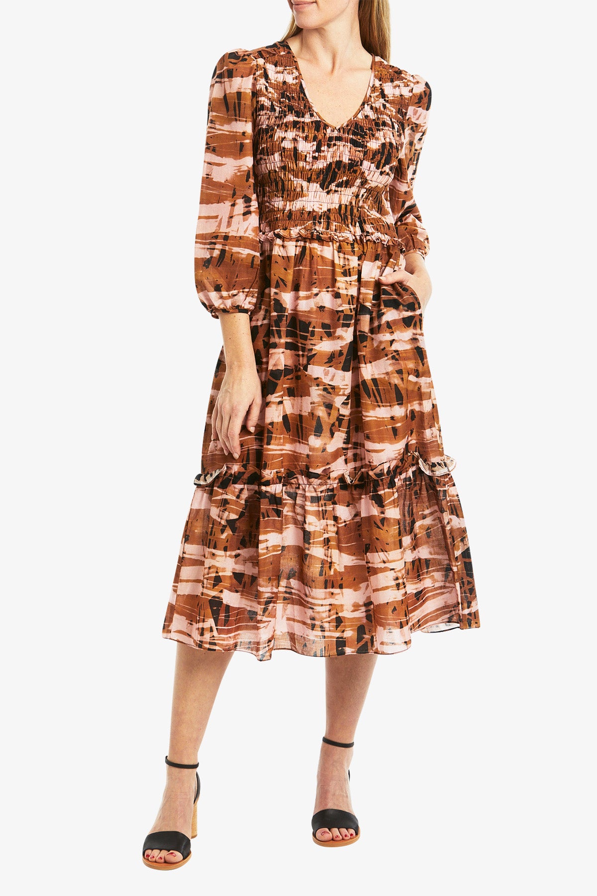 Nouveau Print Dress