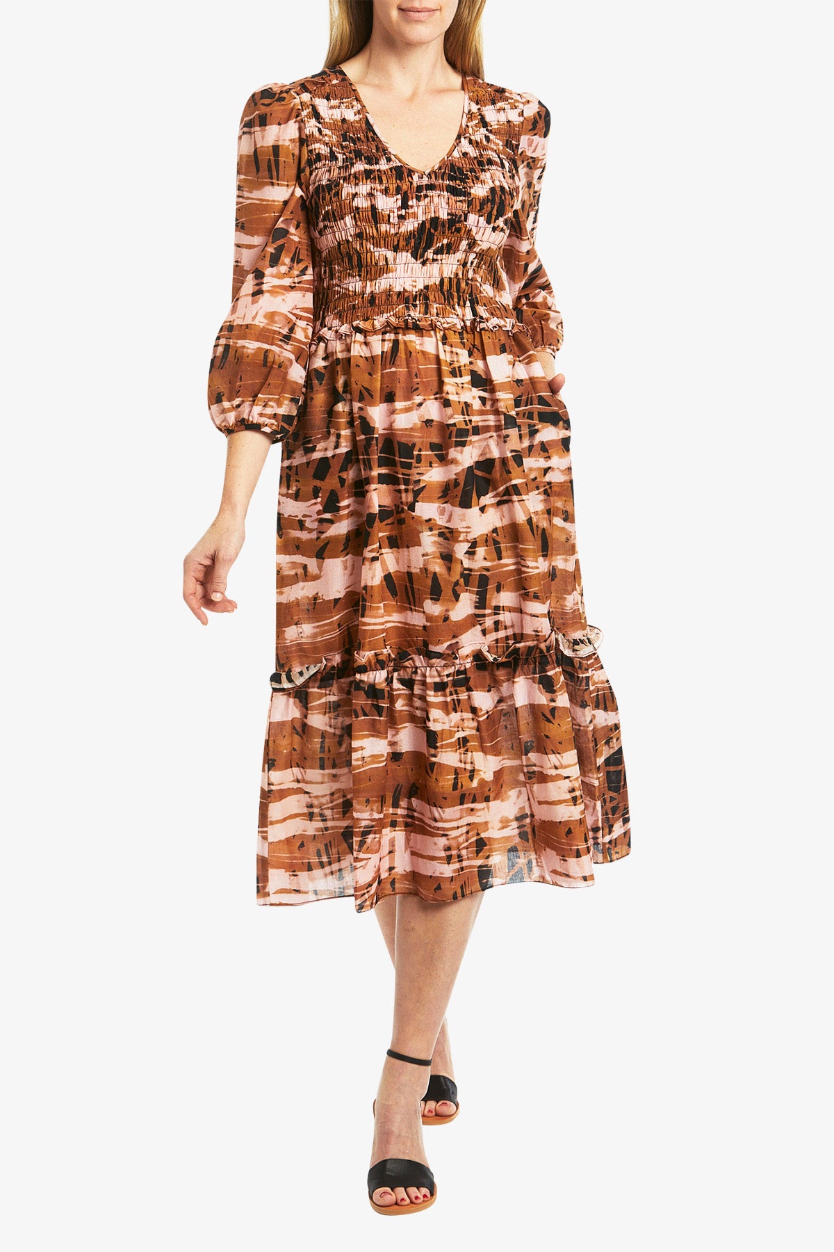 Nouveau Print Dress