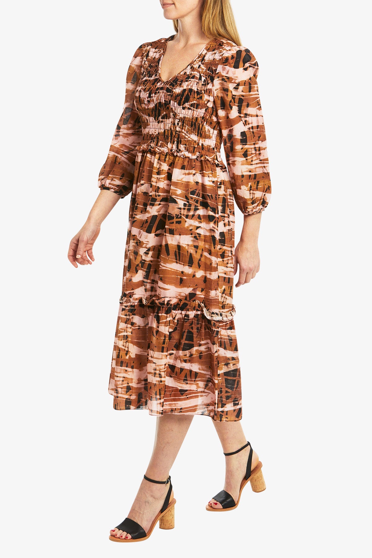 Nouveau Print Dress