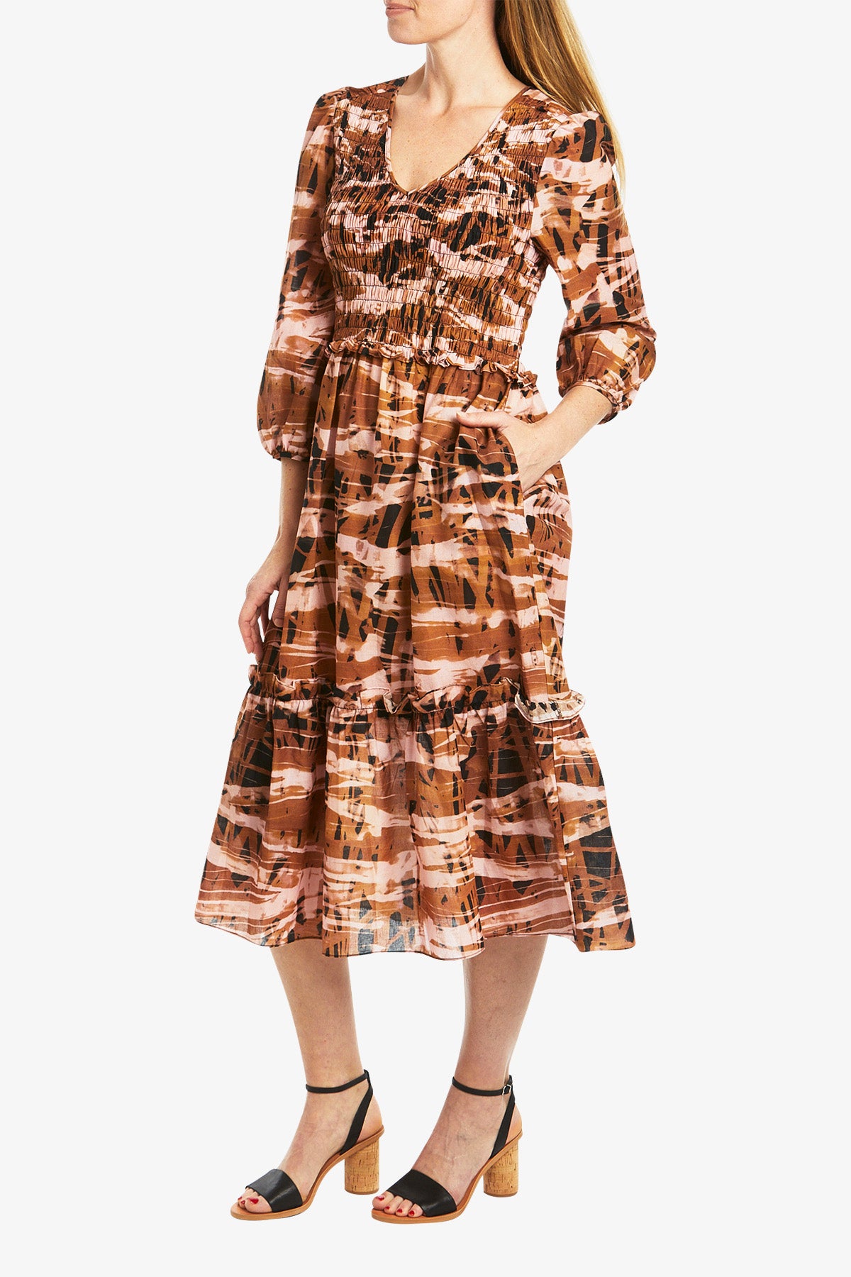 Nouveau Print Dress