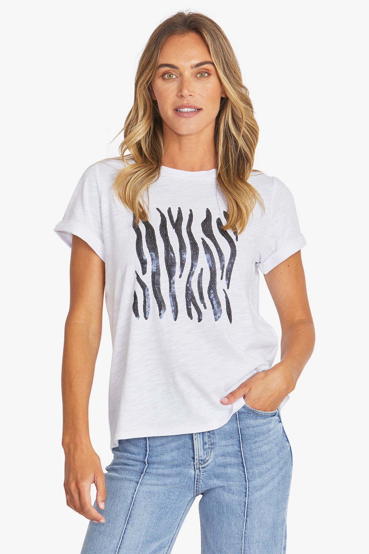 Womens Nyla Tee White P595201