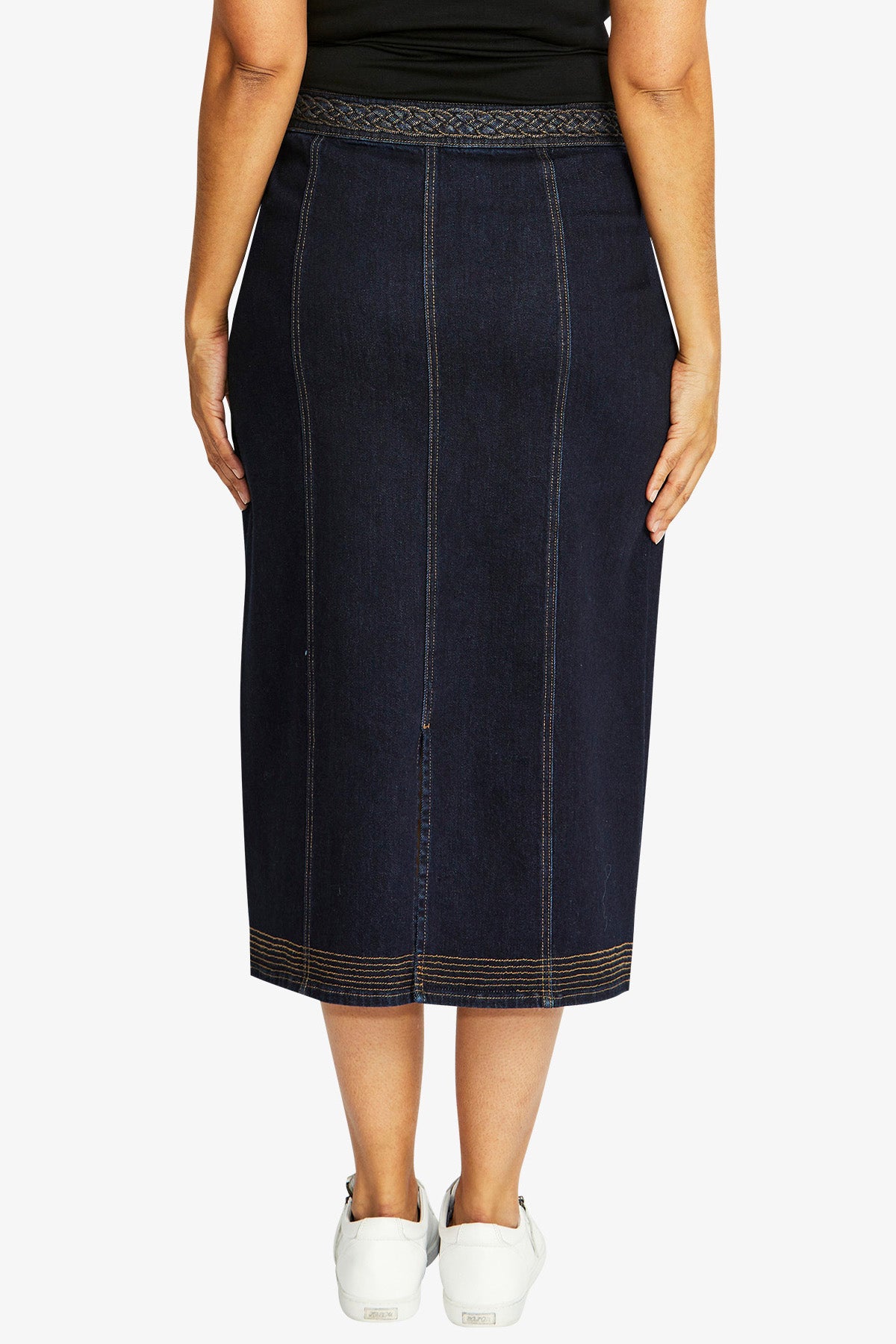 Parker Denim Skirt in Indigo