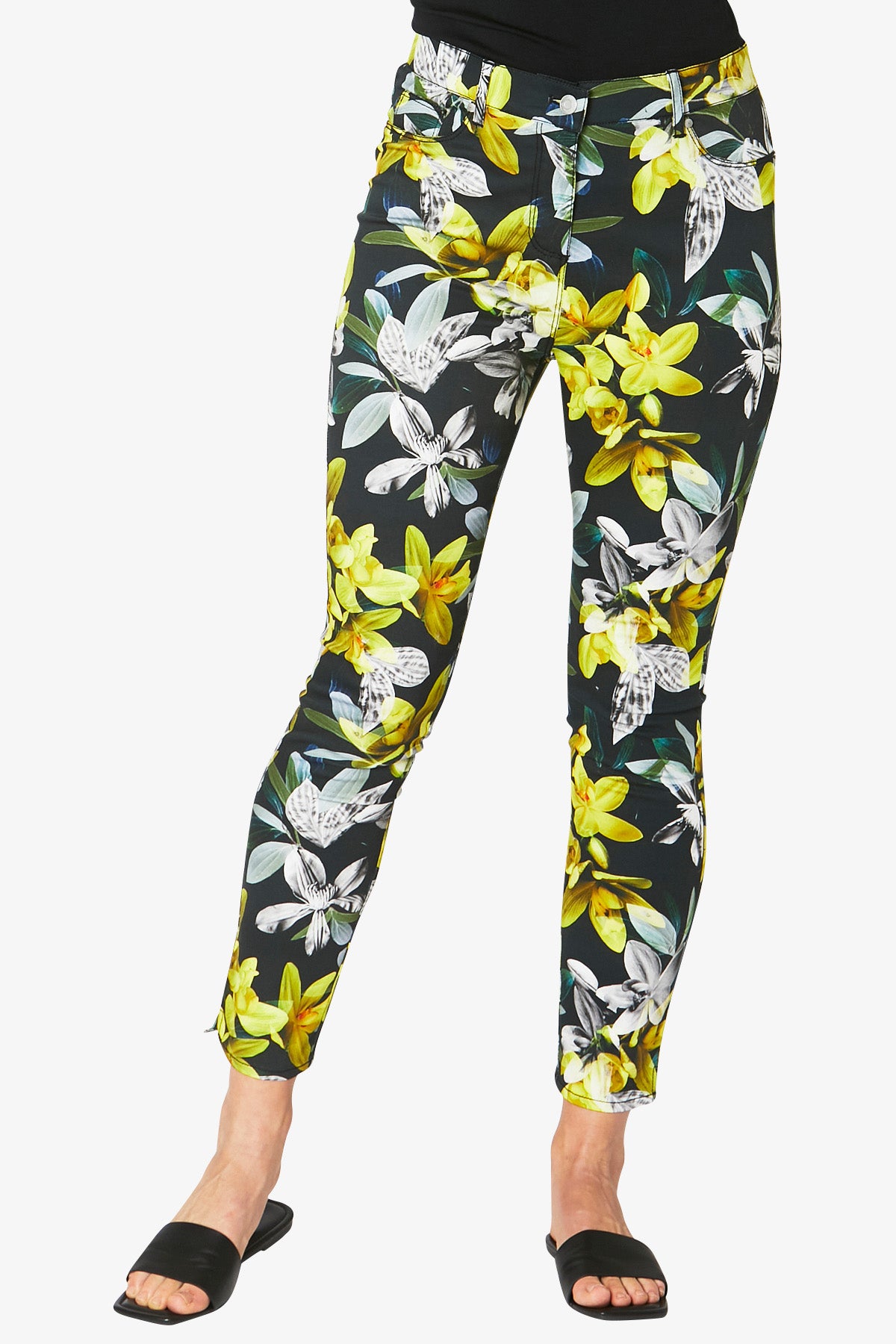 Printed Pant Black
