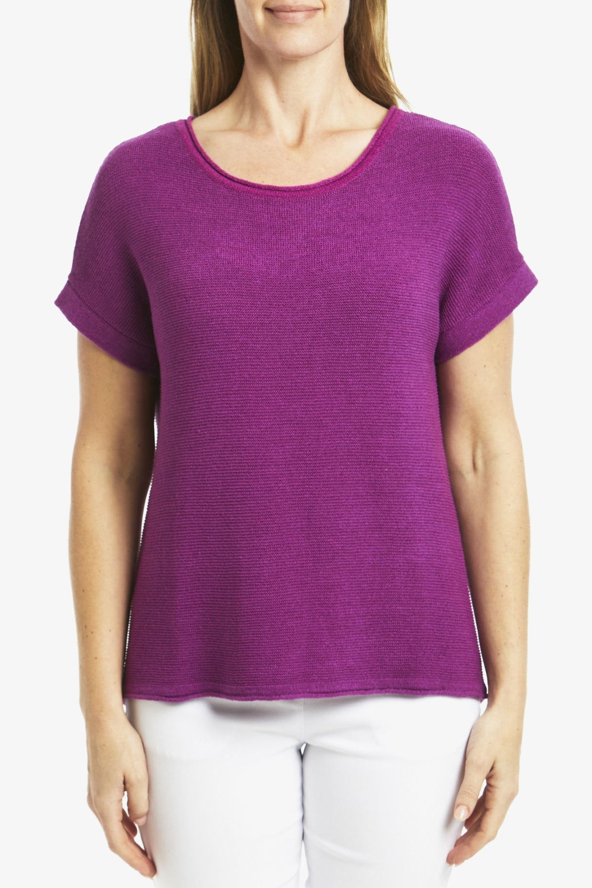 Ribbon Pullover Magenta